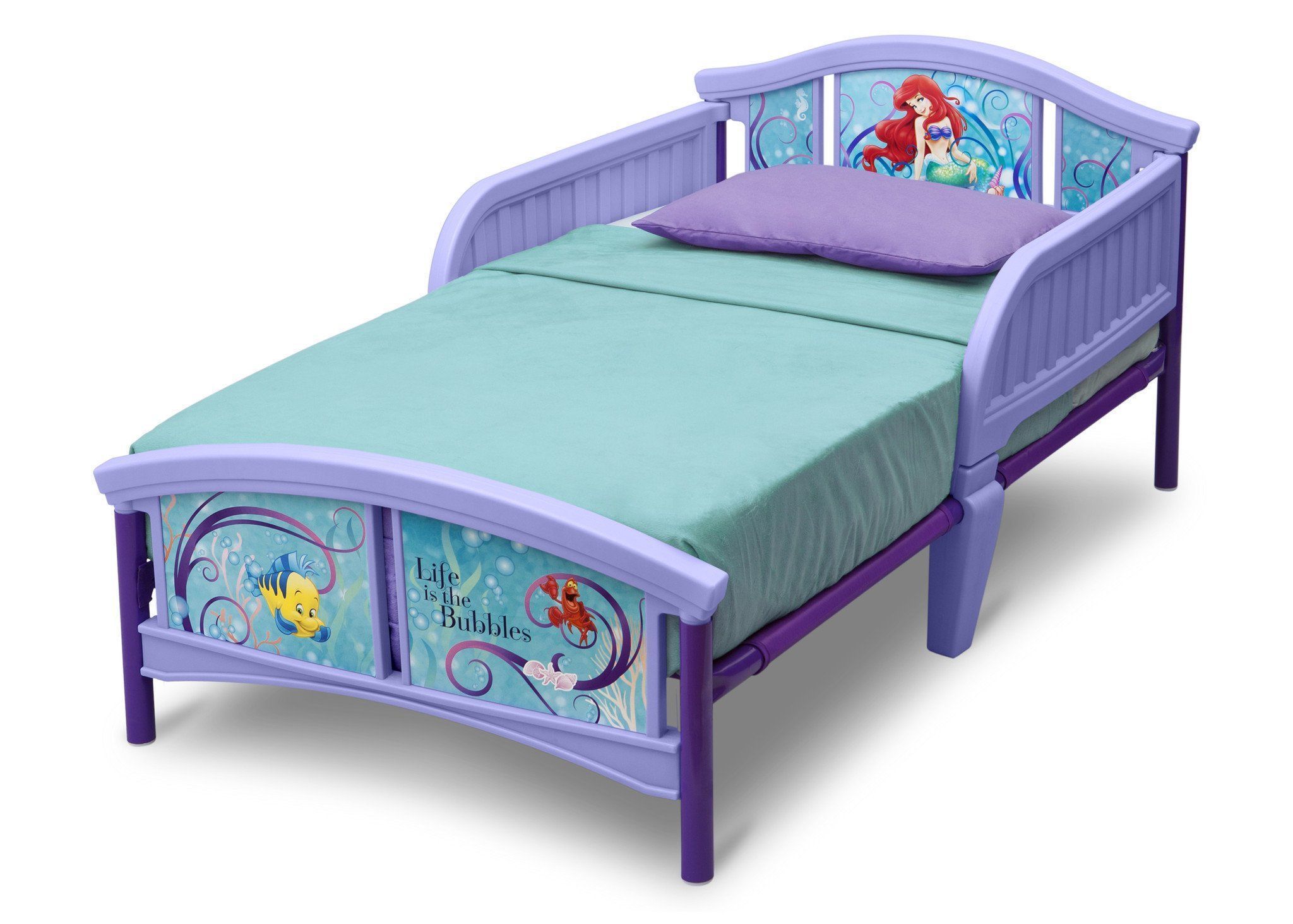 Little Mermaid Plastic Toddler Bed | Delta Children