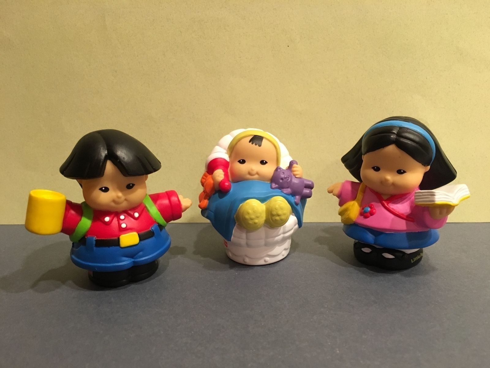 Fisher Price Little People Asian Baby Girl Boy Multicultural Ethnic ...