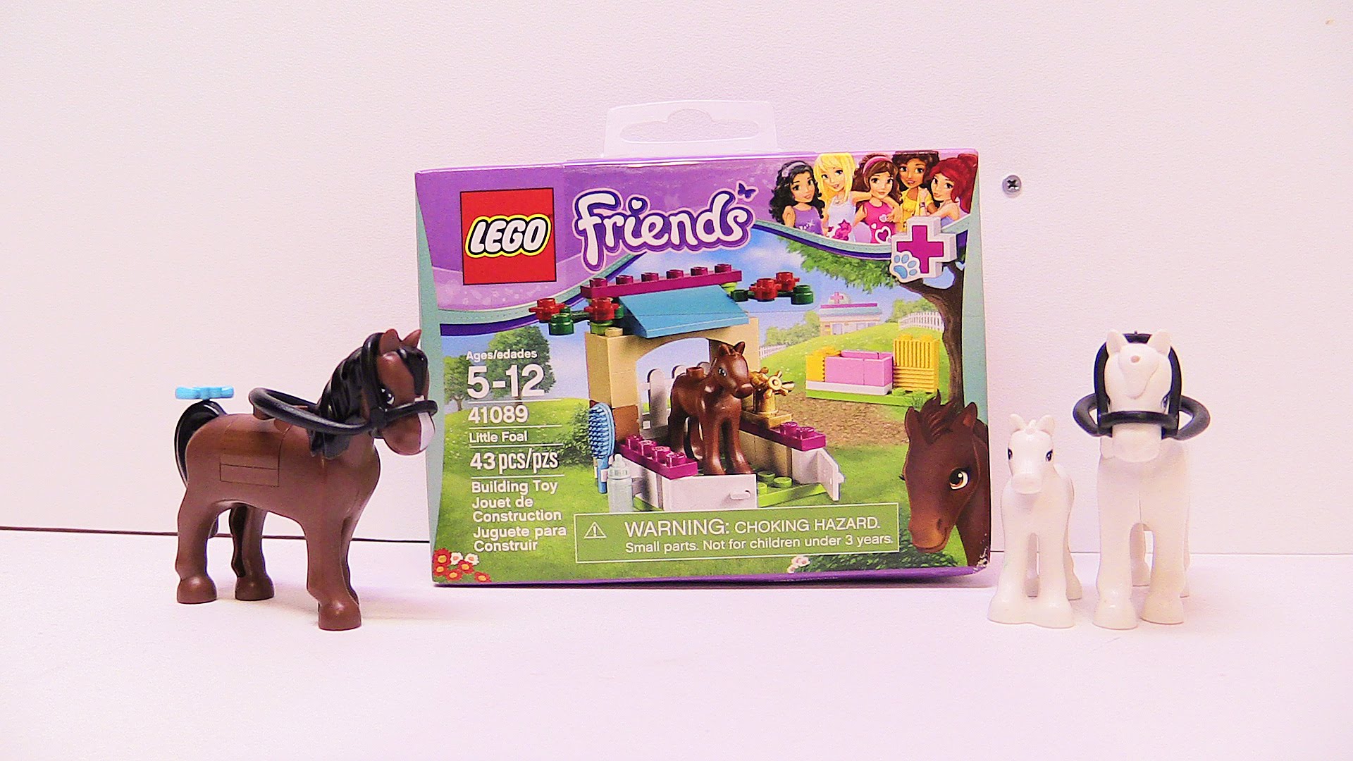 LEGO Friends Little Foal 41089 Un-boxing, Build and Play - YouTube