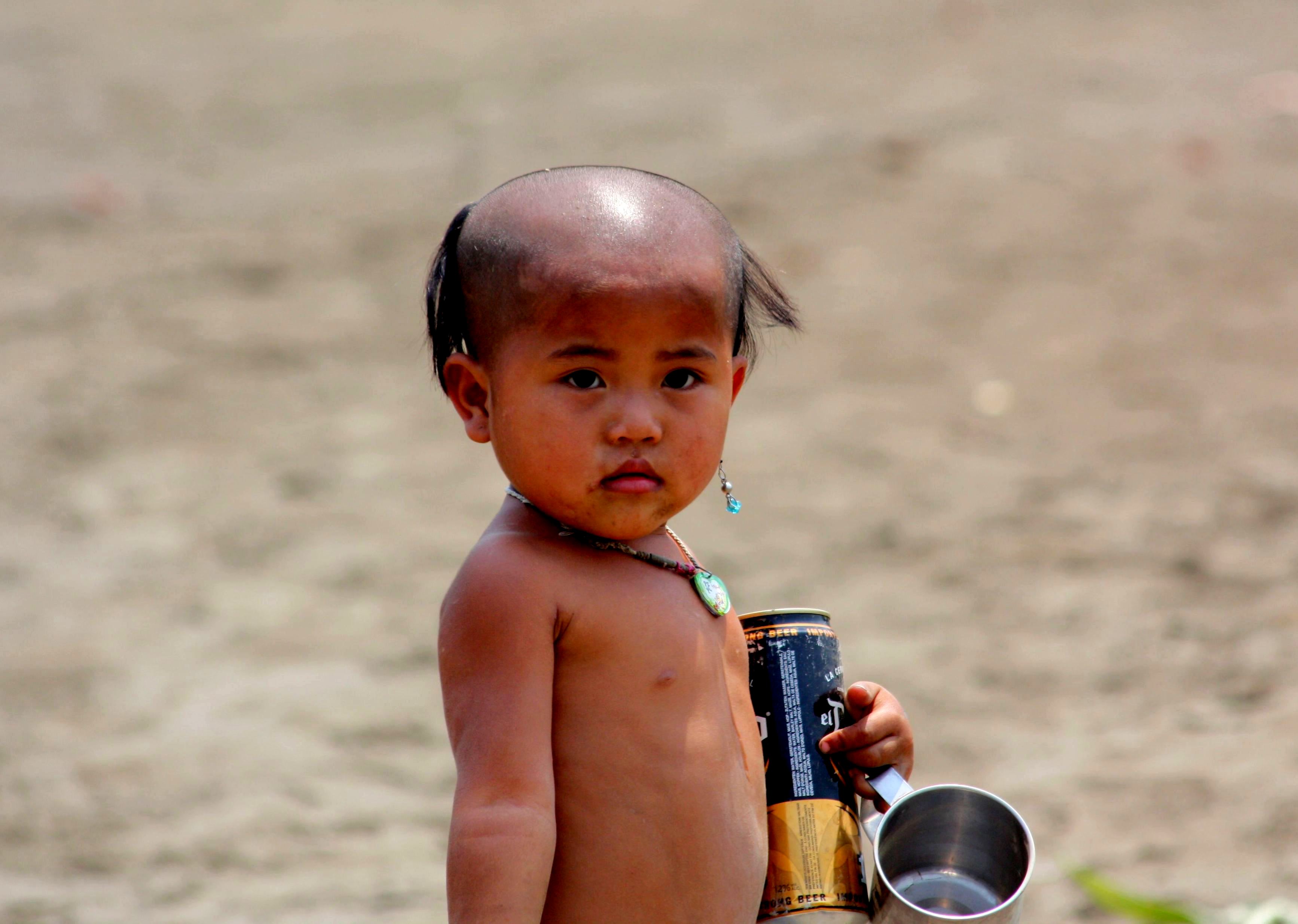 File:DSC0216 Burma Chin Village near Lemro River Pretty little girl ...