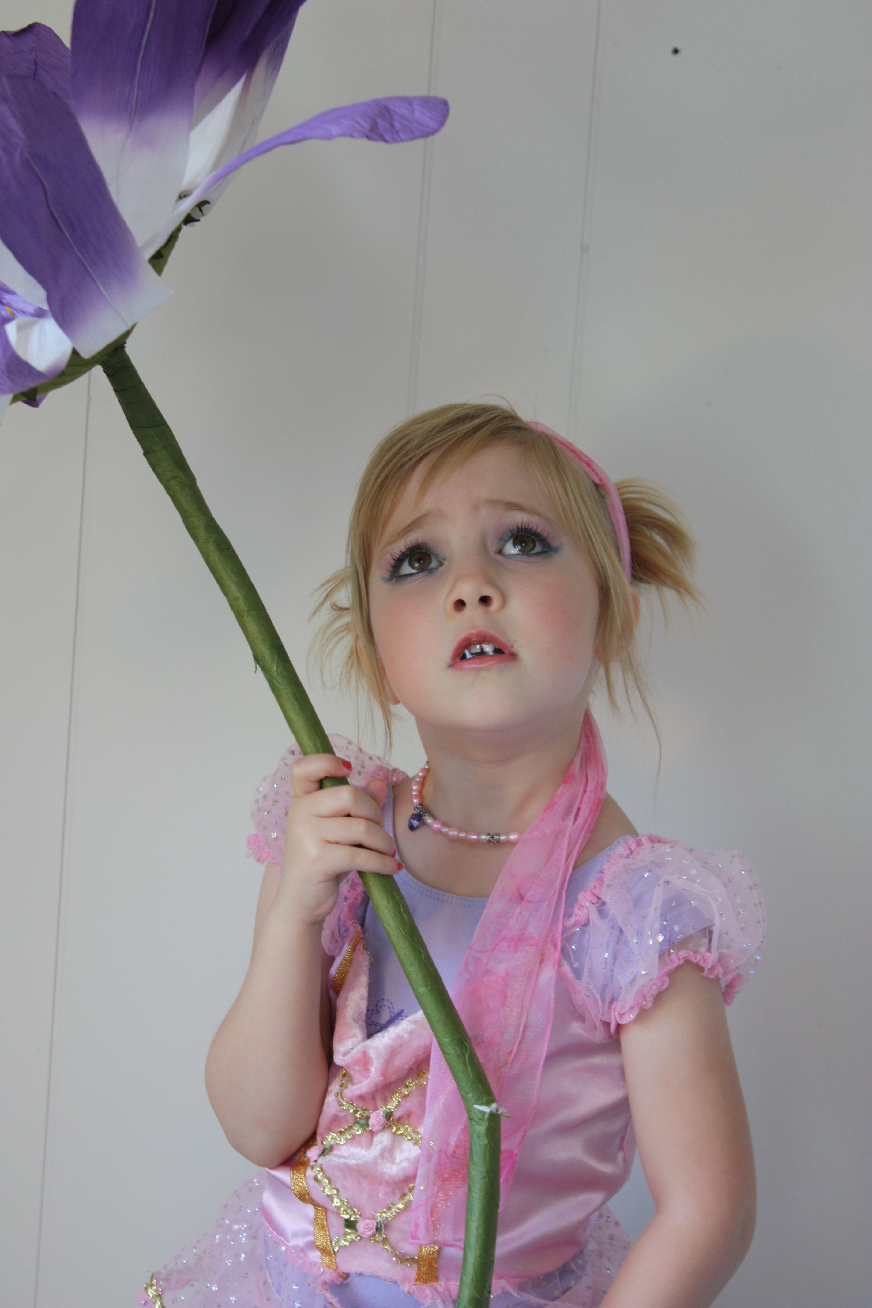 Little girl with flower 3 by LacyFaye on DeviantArt