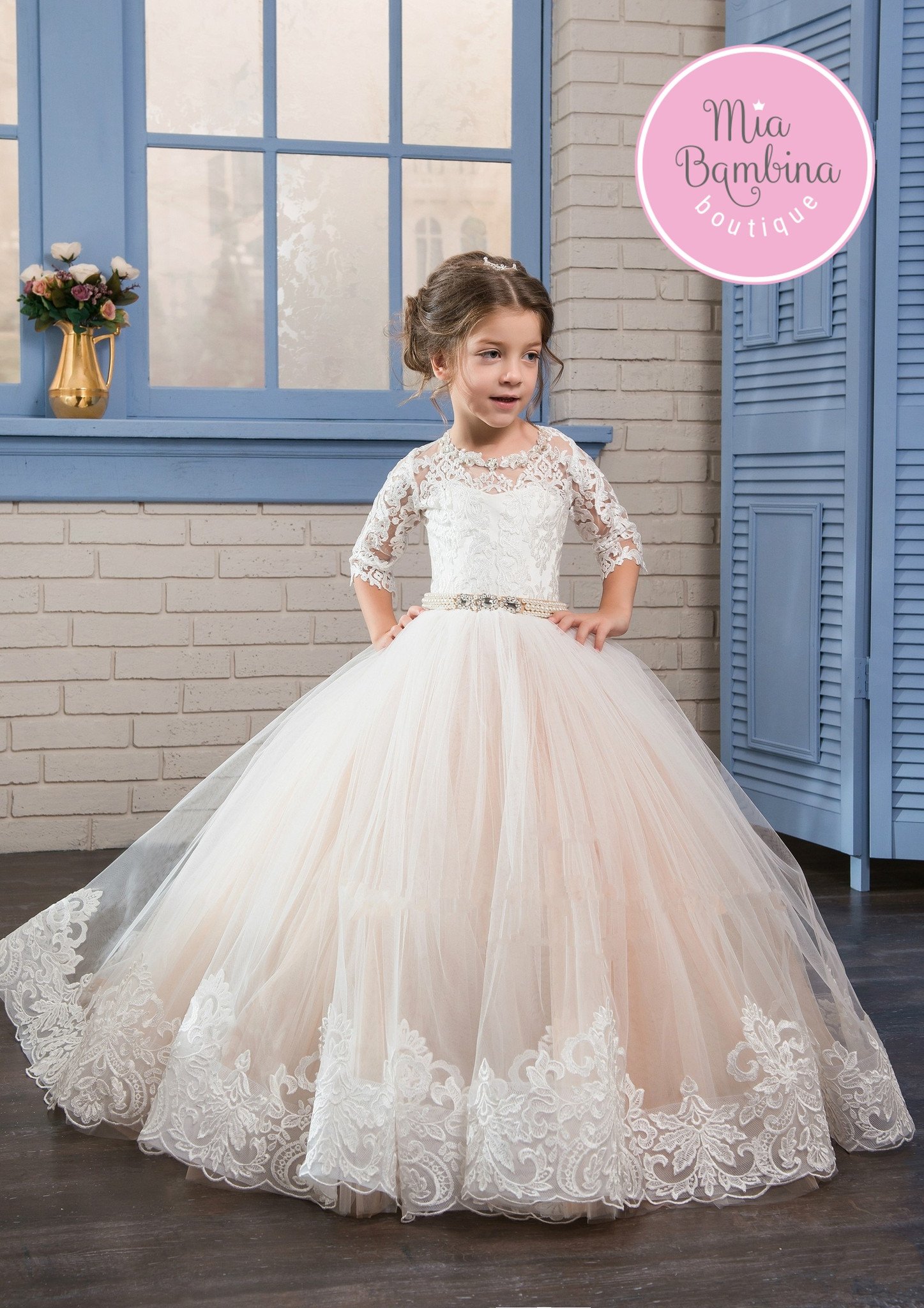 Flower Girl Dresses: Fremont Little Girls Wedding Dress by MB ...