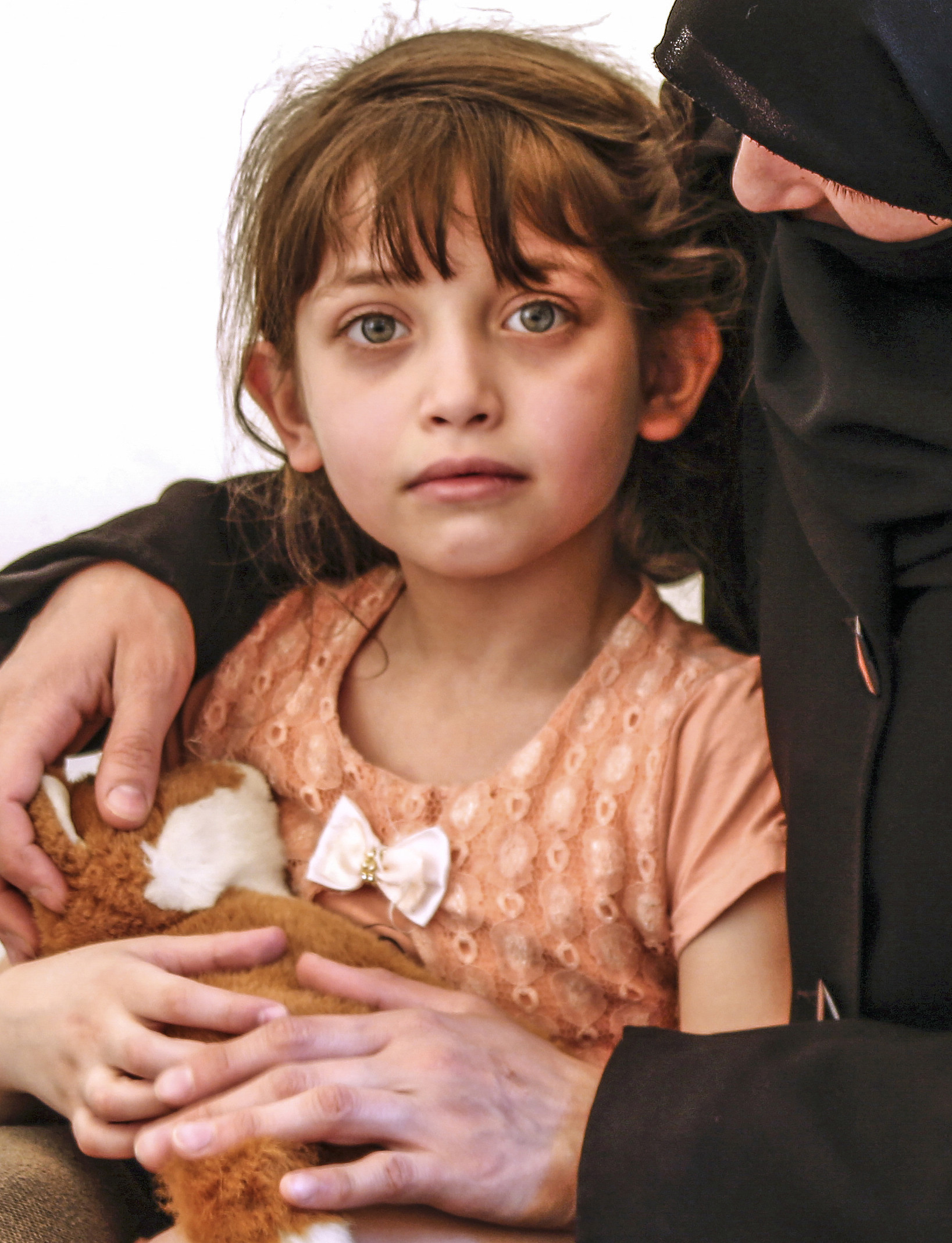 This little girl has become the face of Syrian tragedy