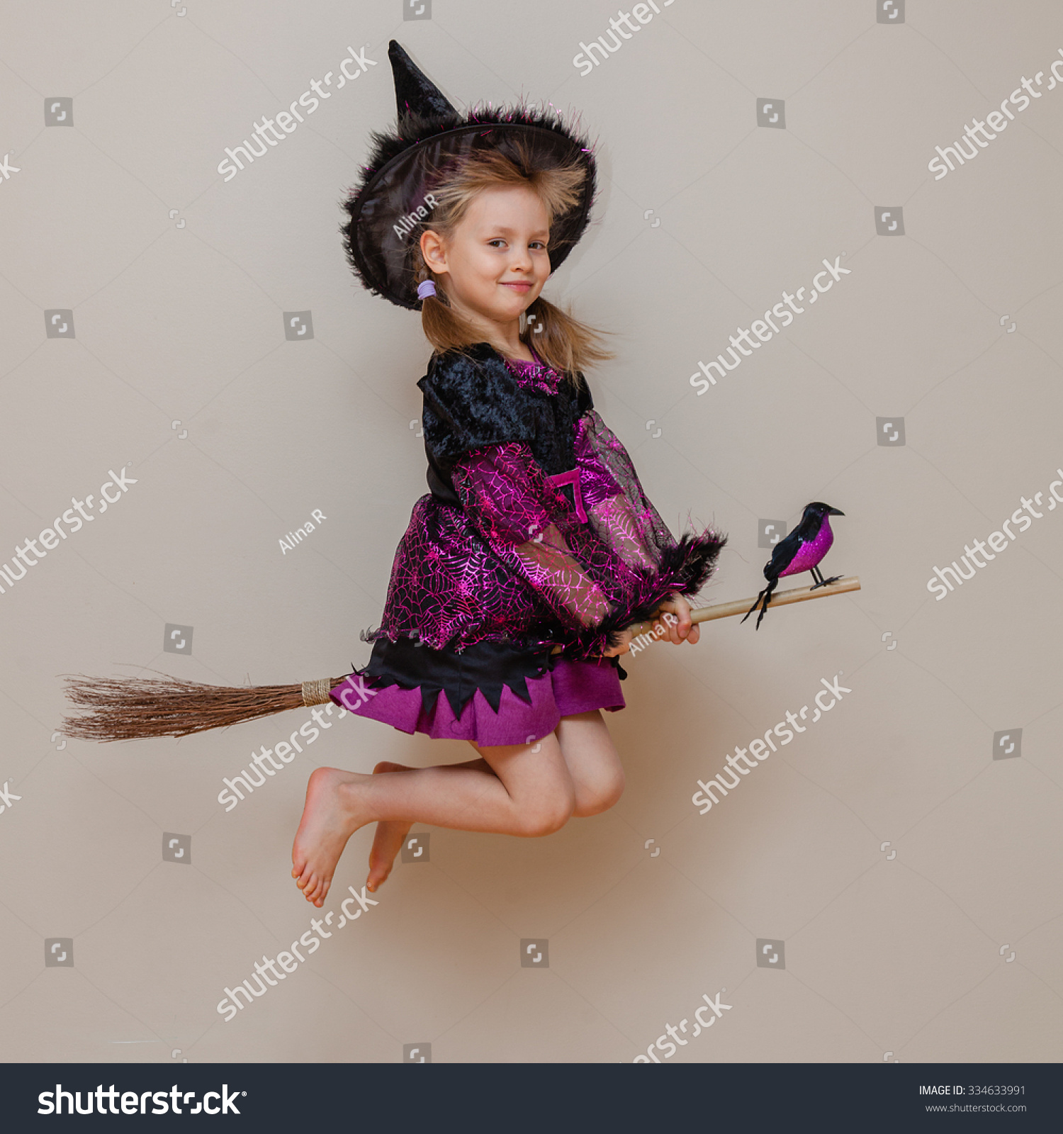 Pretty Little Girl Funny Tricky Face Stock Photo (Royalty Free ...