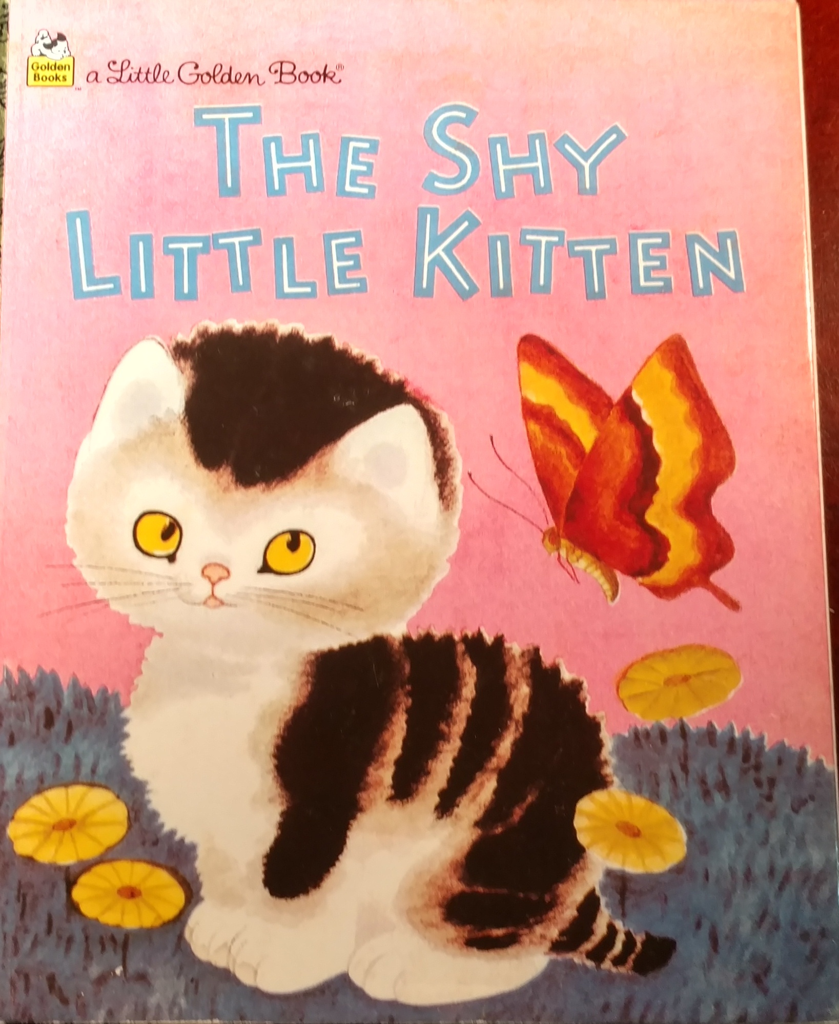The Shy Little Kitten, Golden Book Journal – Paper Butterfly Forge