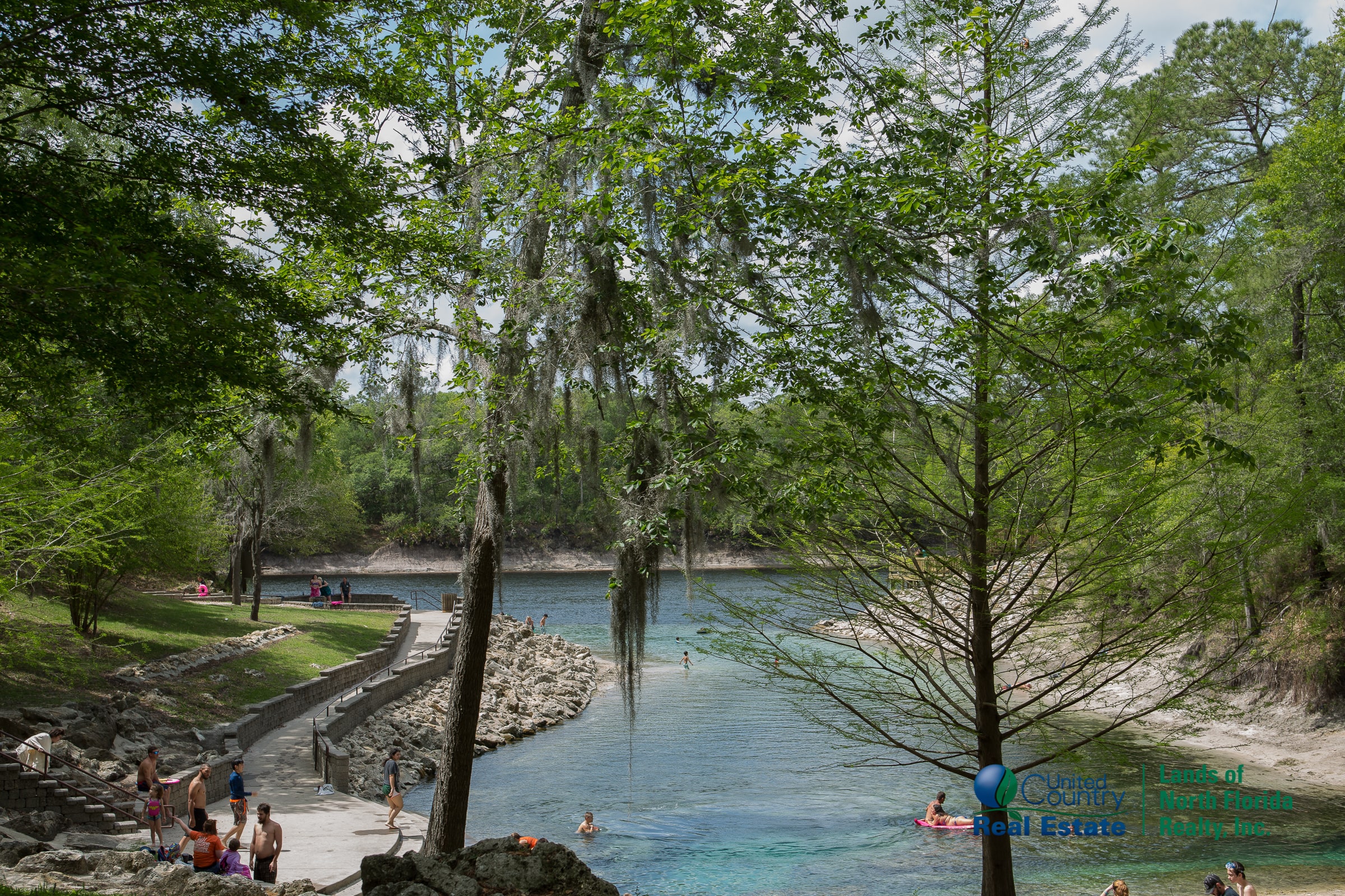 Little River Springs near Branford, FL. Suwannee County.