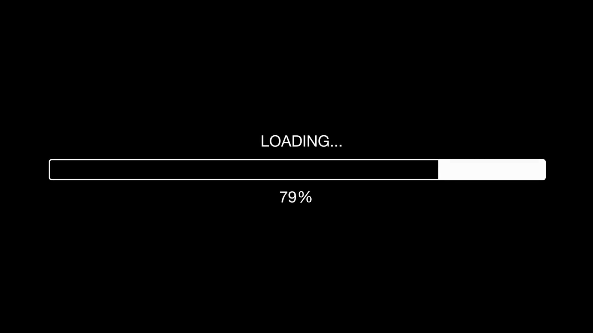 Computer Screen Loading Bar Animation 3 Stock Video Footage ...
