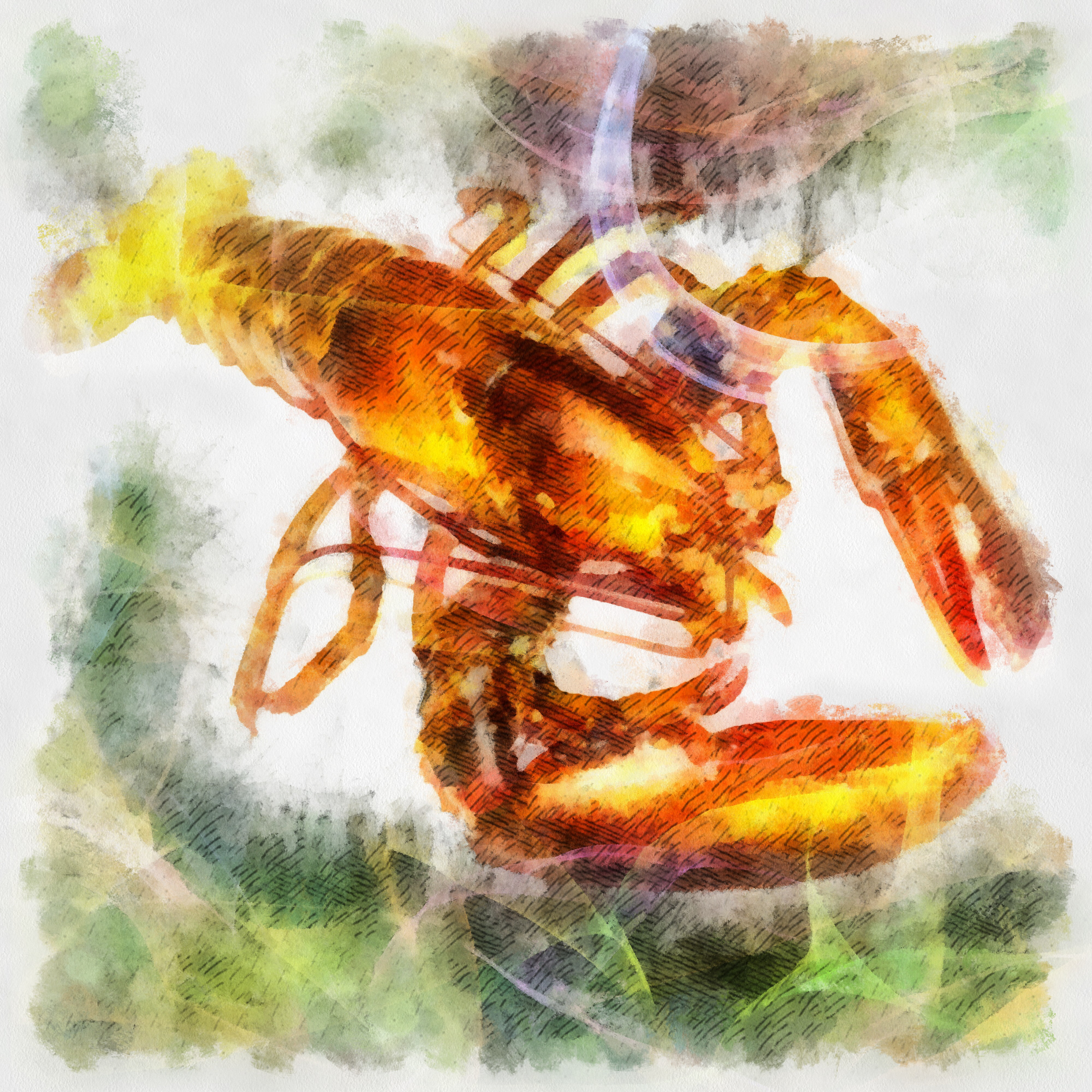 Lobster Illustration, Animal, Aquatic, Art, Claws, HQ Photo