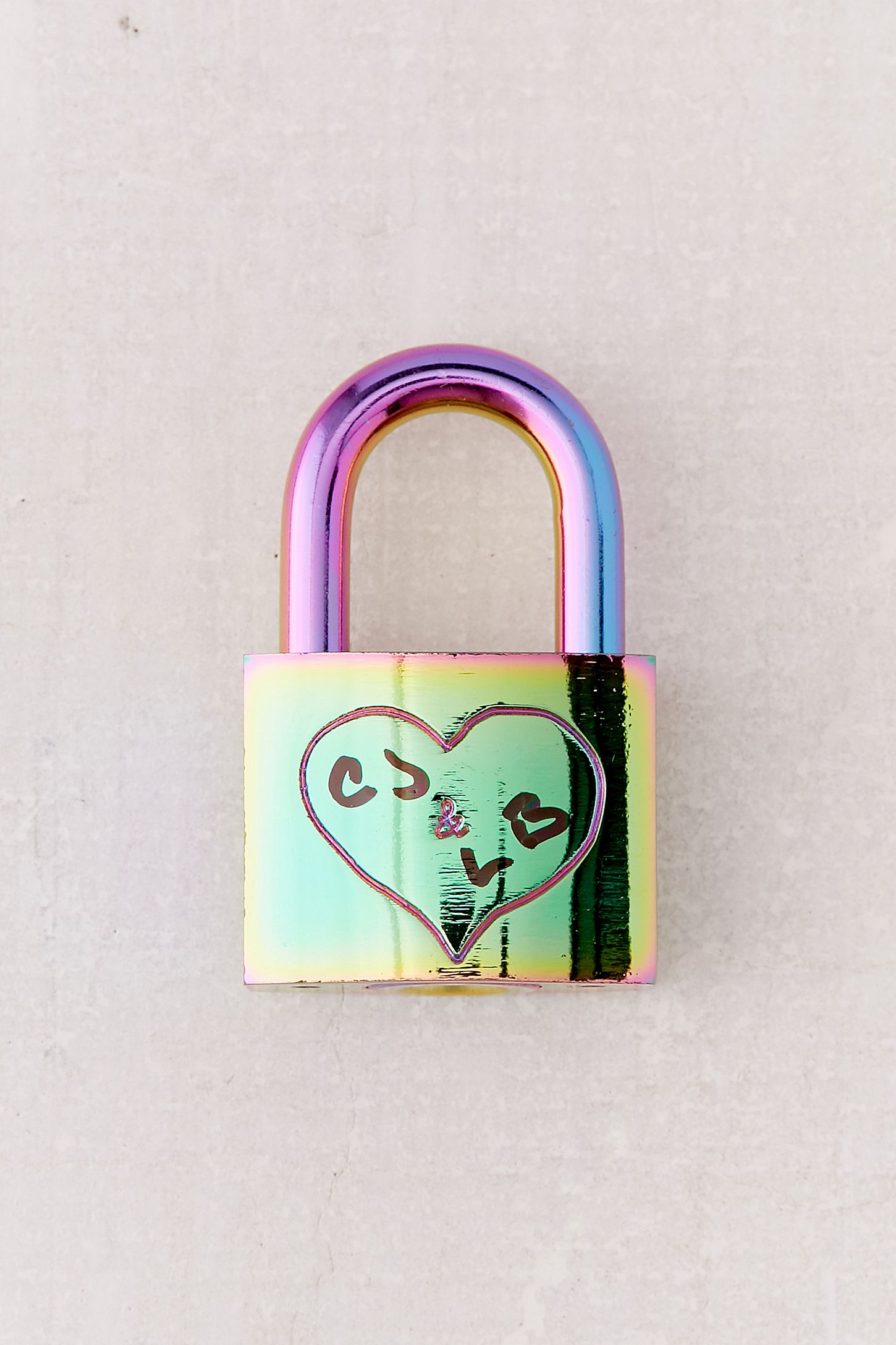 Oil Slick Love Lock | Urban Outfitters