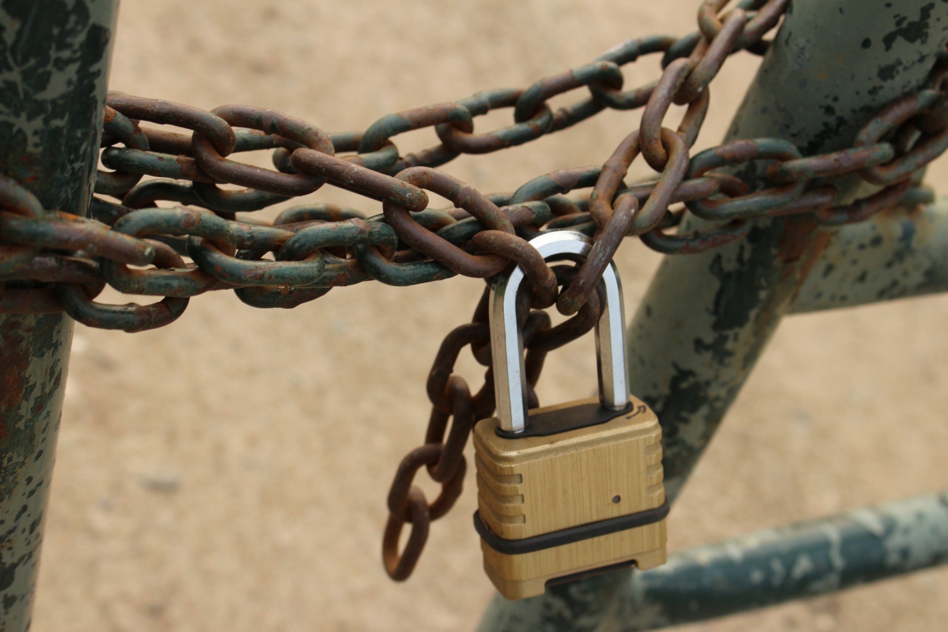 Locked Gate Padlock Chain Free Stock Photo - Public Domain Pictures