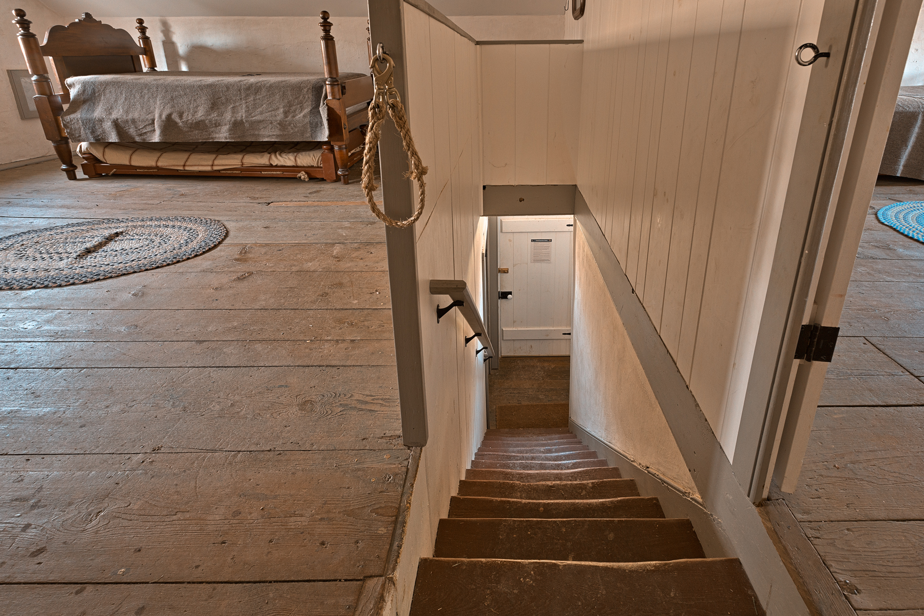 Lockhouse staircase & sleeping quarters photo