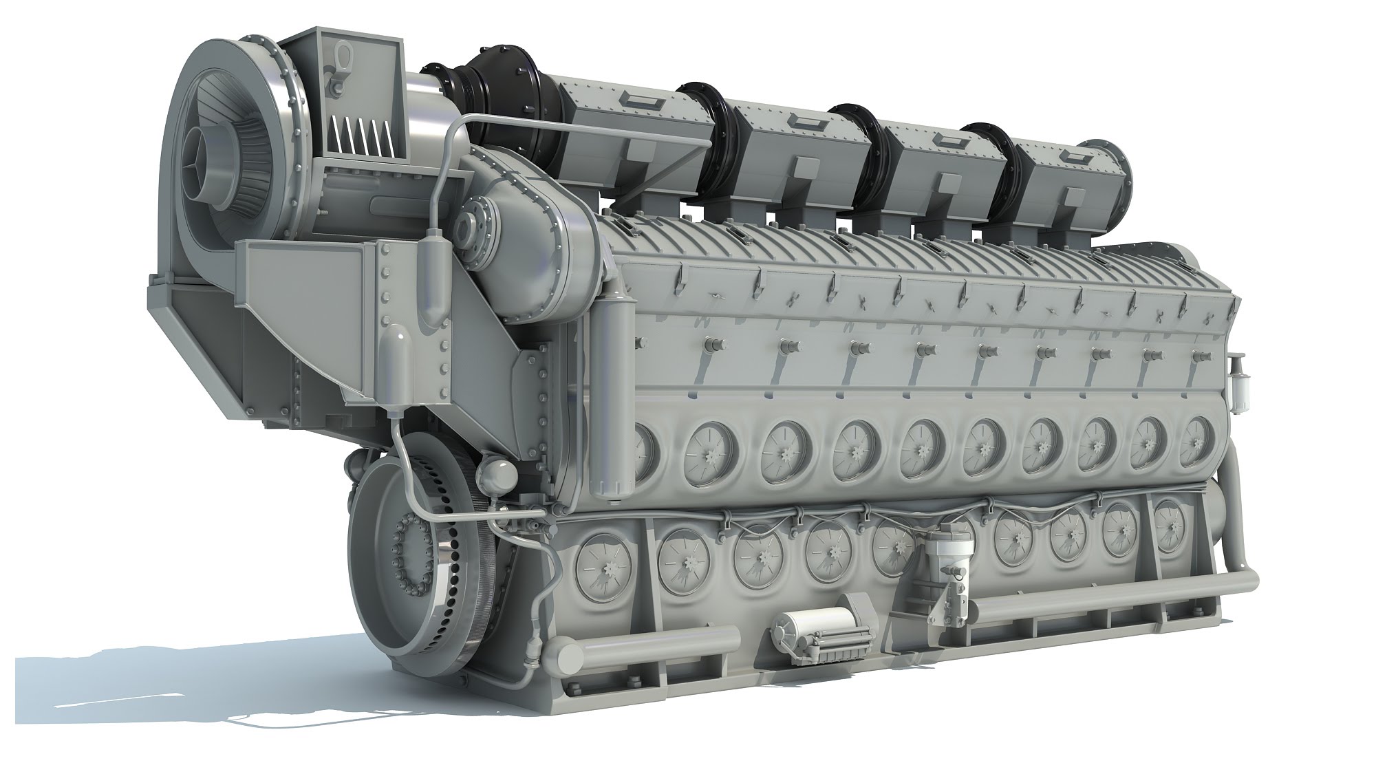 Emd Locomotive Train Diesel Engine 3D Model - YouTube