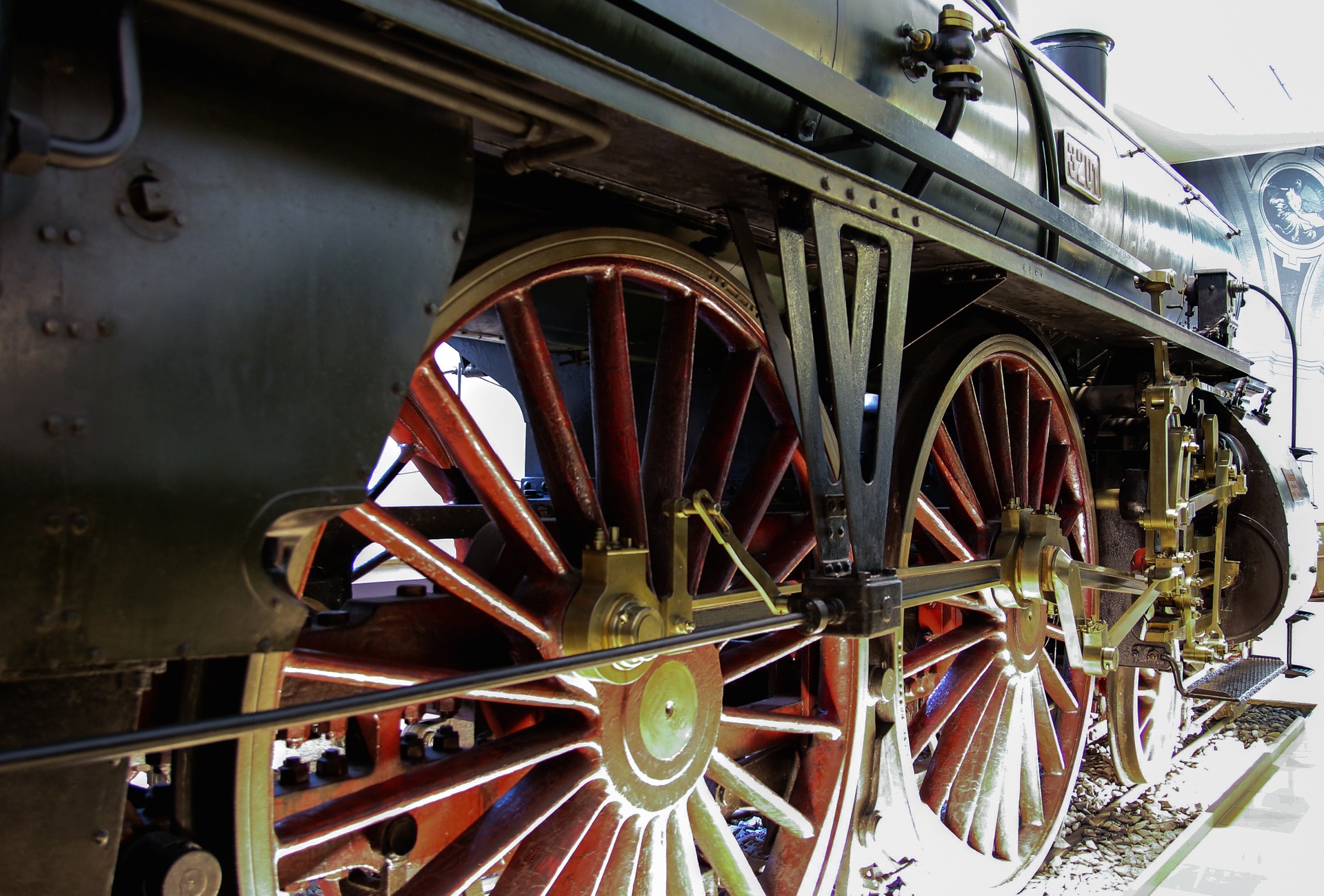Locomotive engine photo