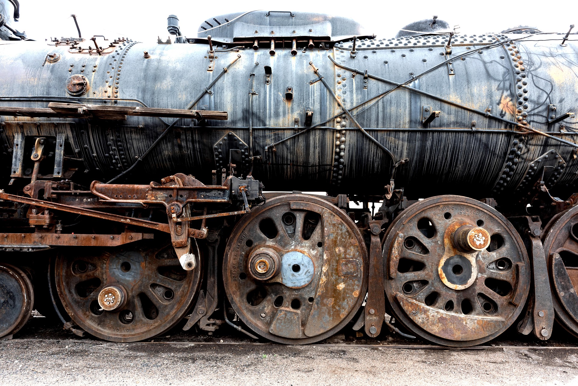 Locomotive steam engine photo