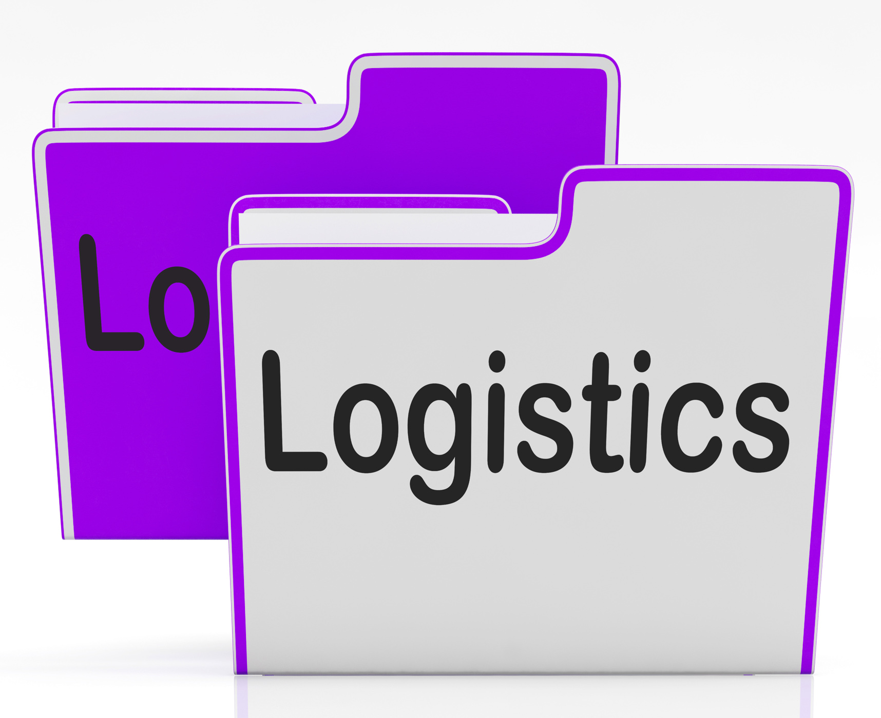 Logistics files indicates concept business and administration photo