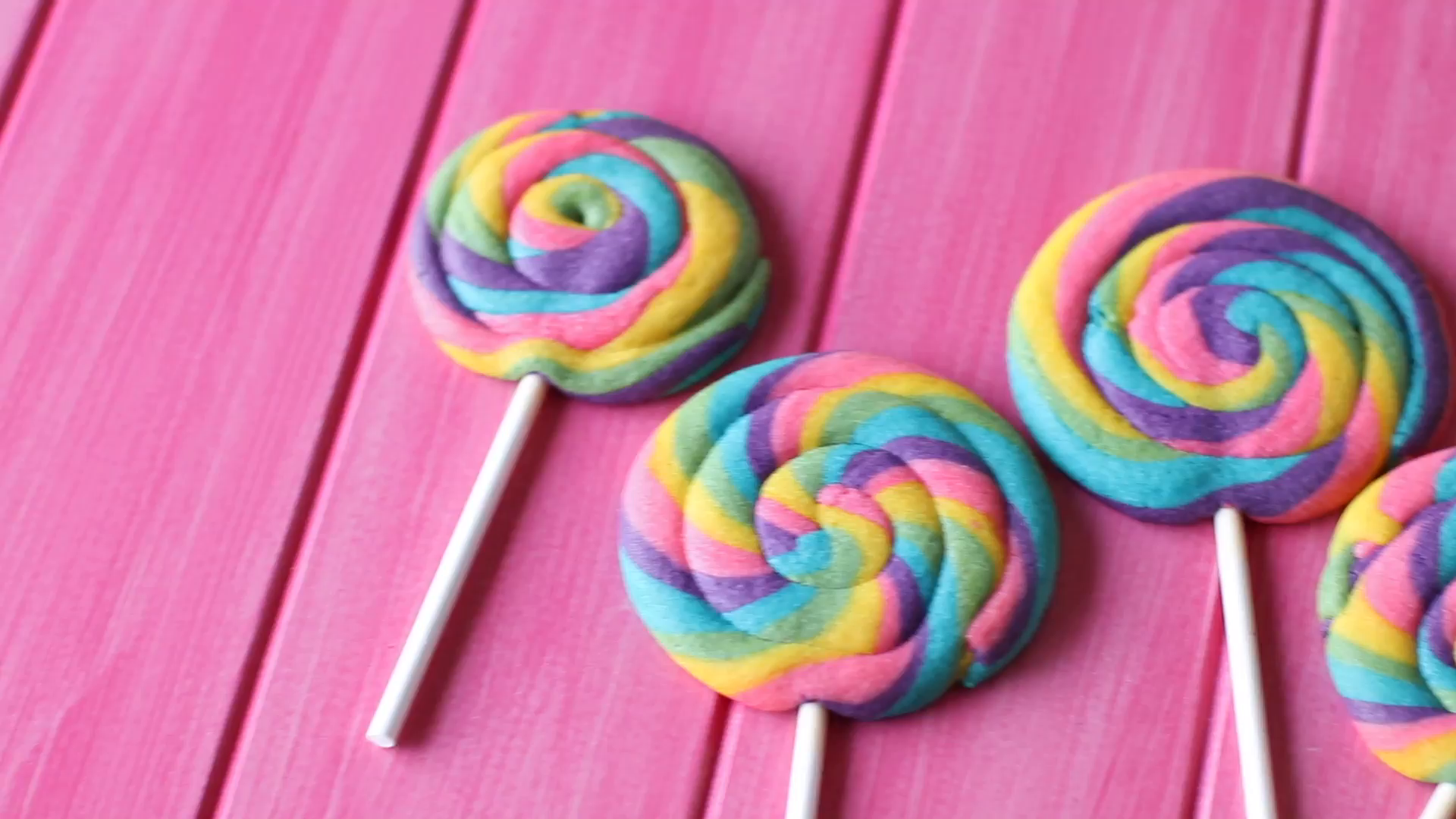 Rainbow Cookie Lollipops ~ The Scran Line | Tastemade