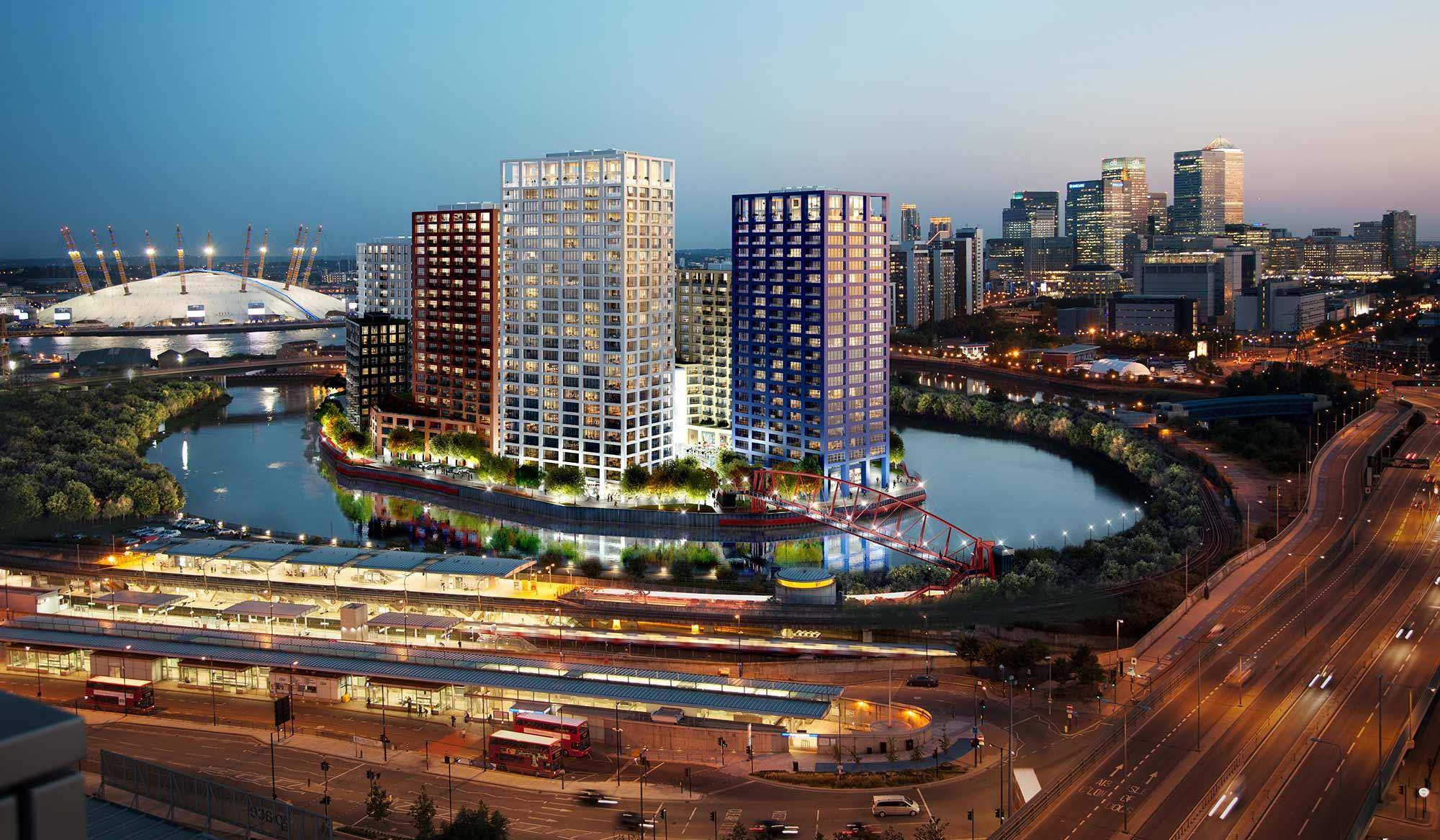 The 30-year transformation of London's Docklands district ...