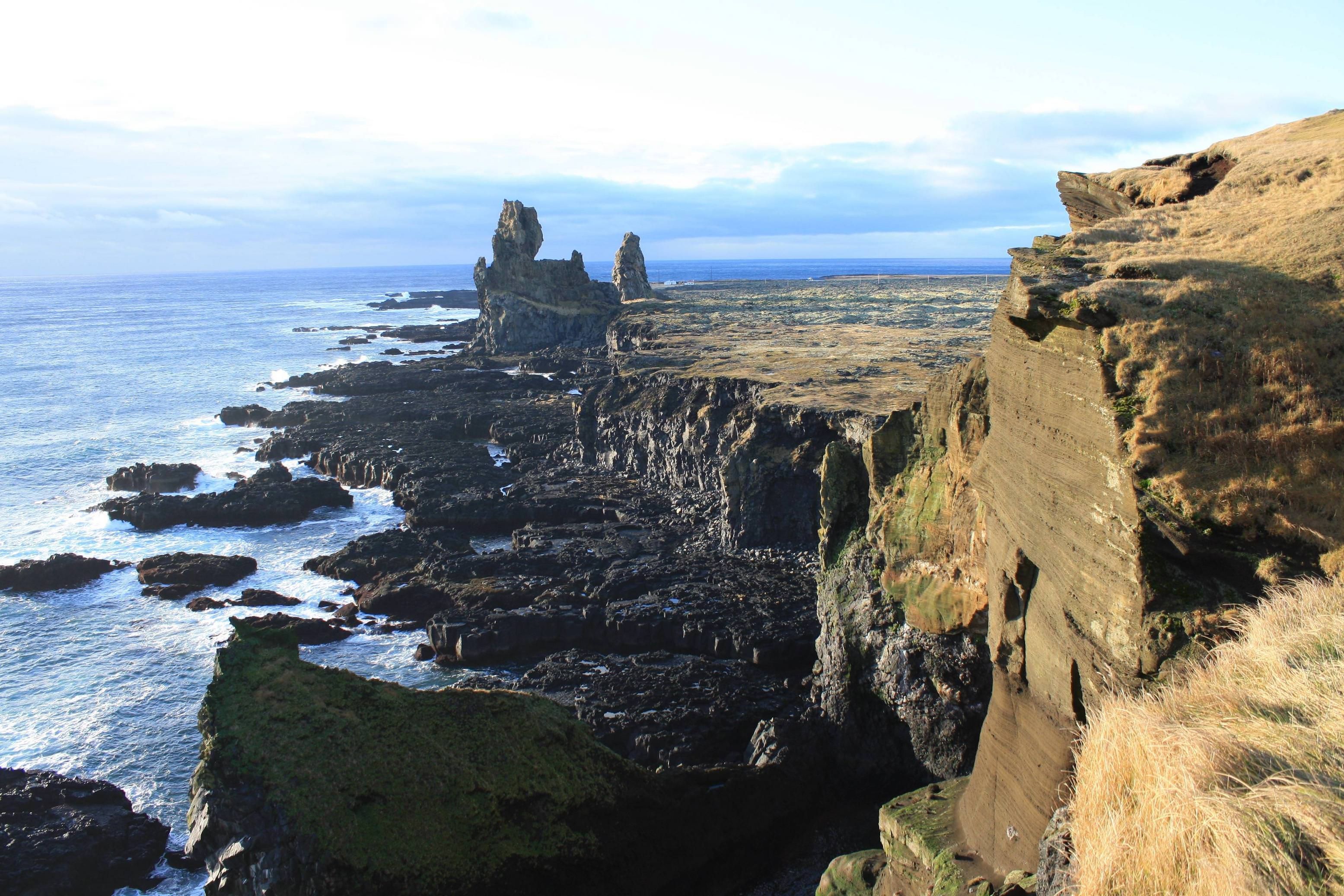 Londrangar Basalt Cliffs on the Snæfellsnes Peninsula of West ...