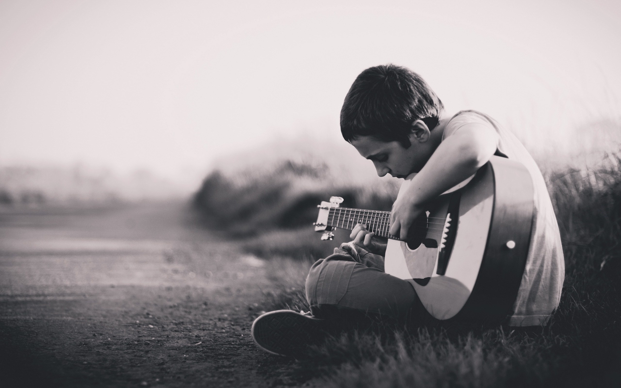 Lonely Boy Playing Guitar HD Wallpapers - New HD Wallpapers