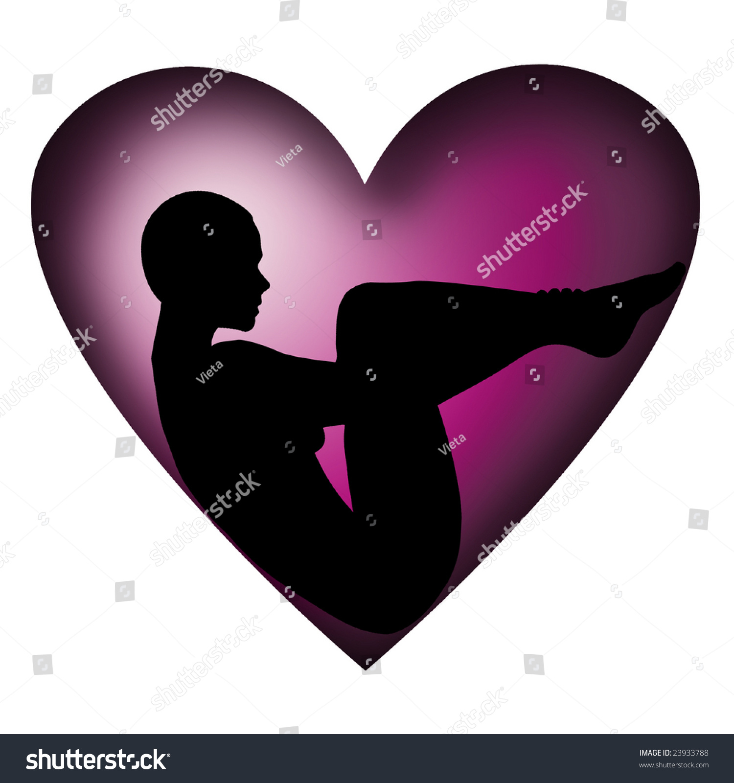 Lonely Heart Stock Illustration 23933788 - Shutterstock