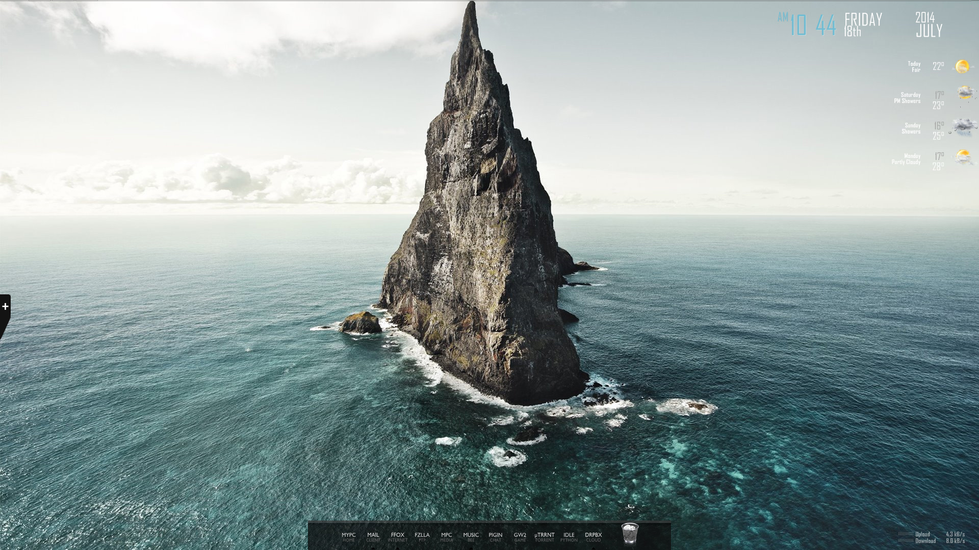 The Lonely Rock Desktop | Lifehacker Australia