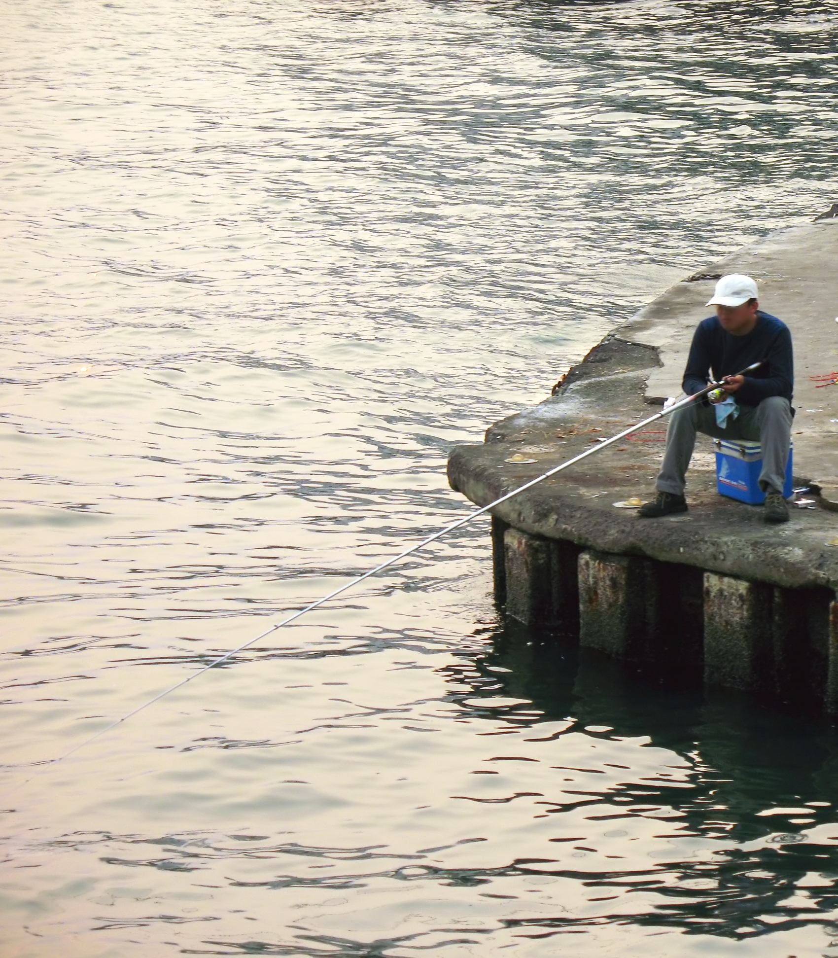 Lonesome Fishing, Alone, Quietness, Water, Waiting, HQ Photo
