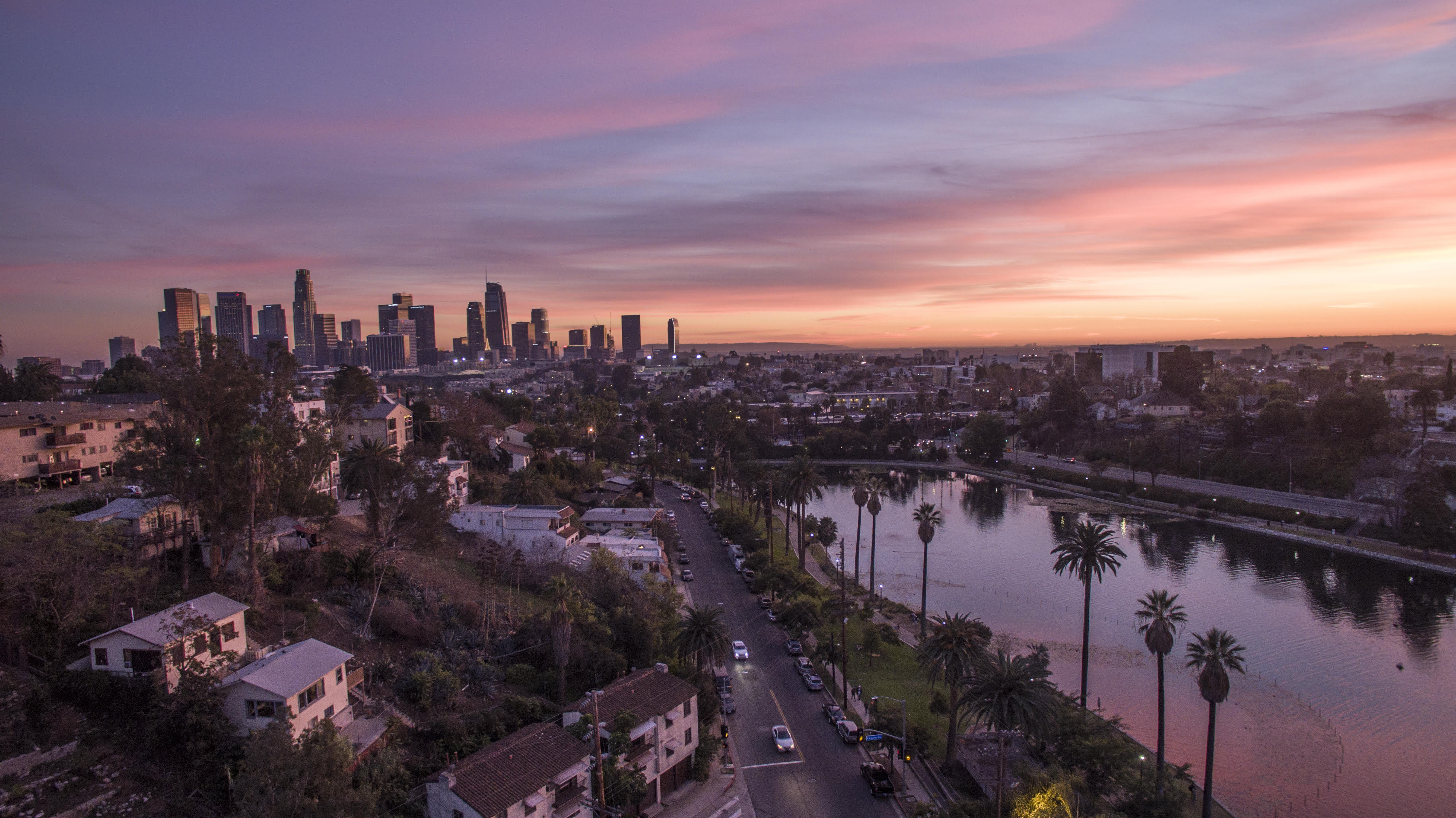 File:Echo Park Lake with Downtown Los Angeles Skyline.jpg ...