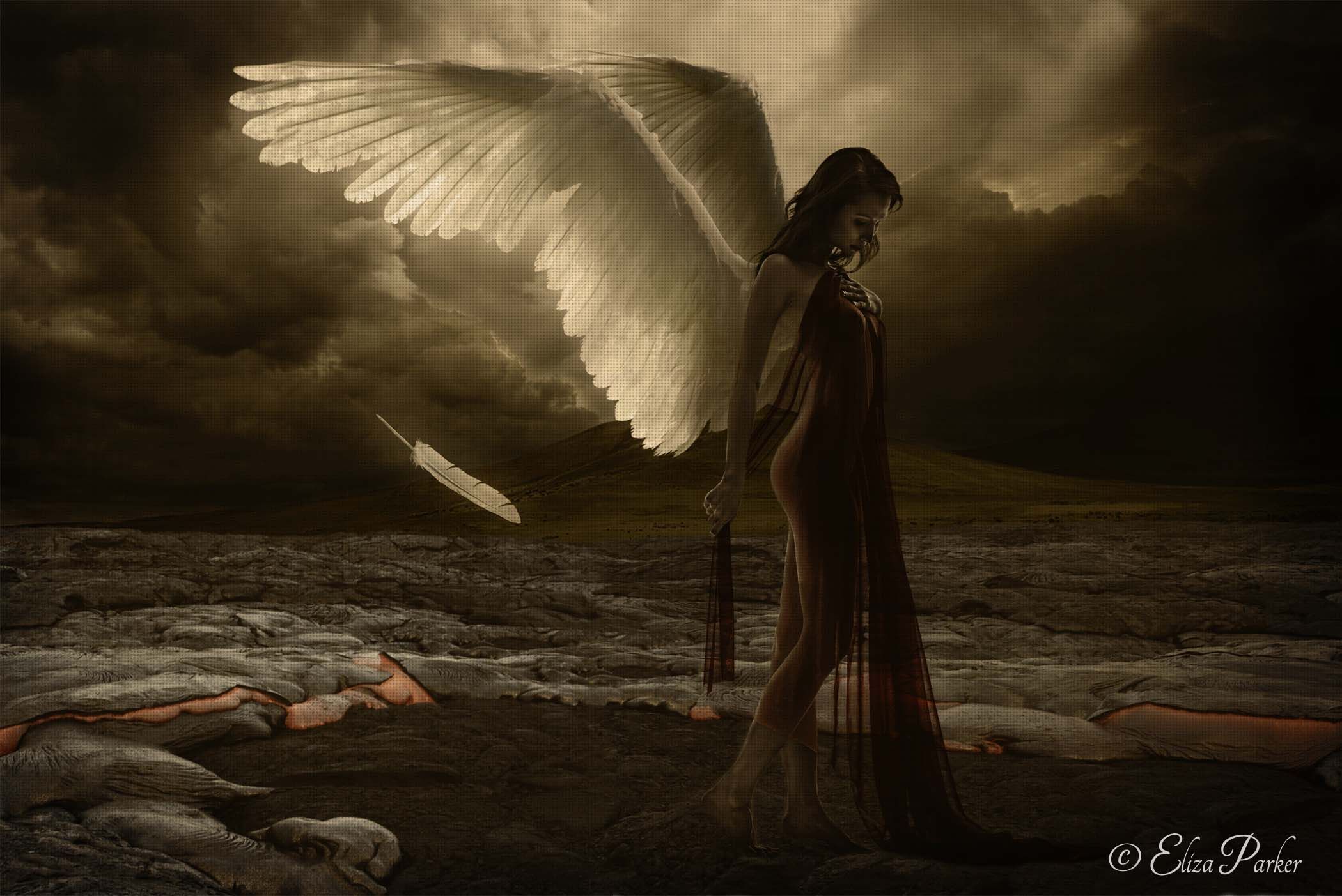 The Lost Angel by Eliza Parker (Fantasy Digital Art, Angel)... The ...