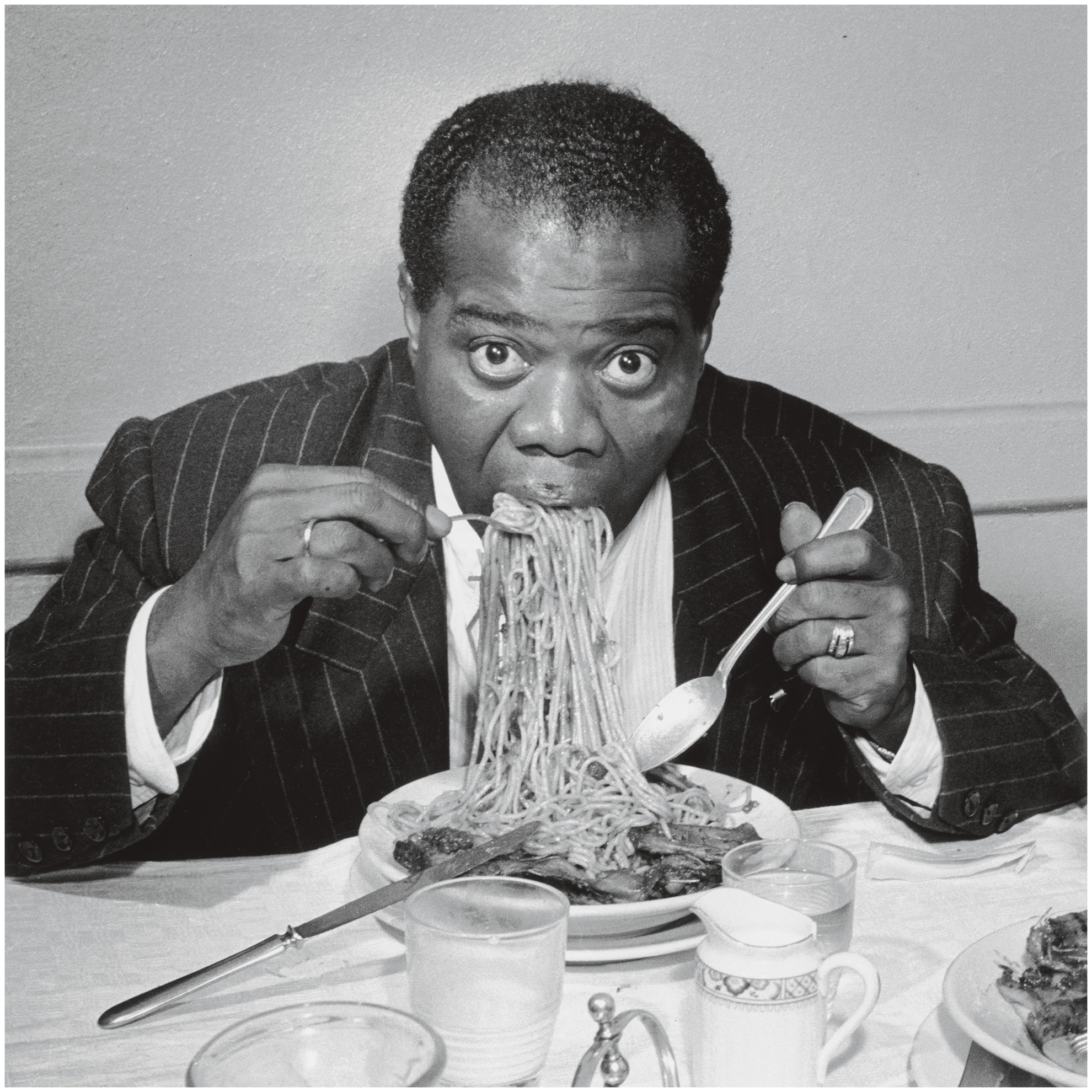Louis Armstrong Rome 1949 | © Jazzinphoto