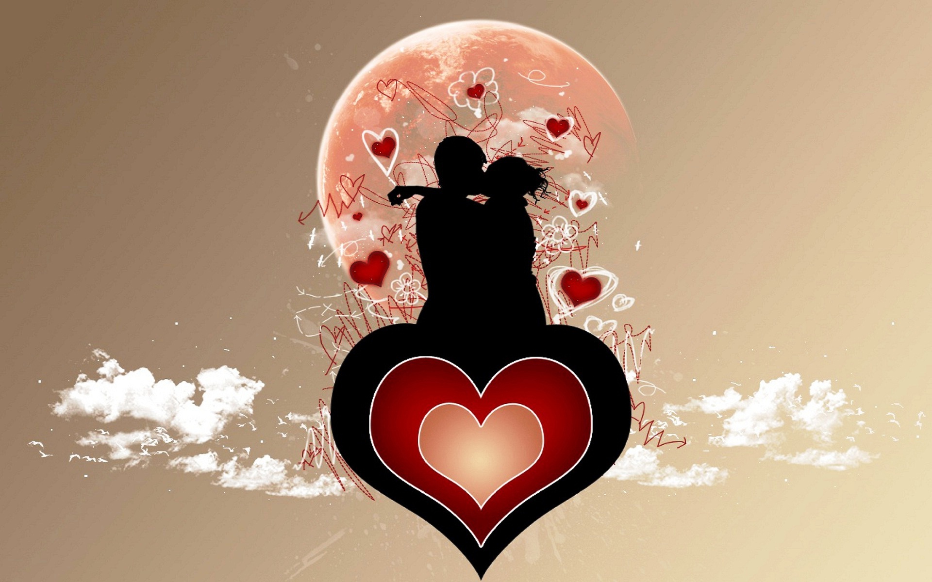 Two heart feeling love and romance - New hd wallpaperNew hd wallpaper