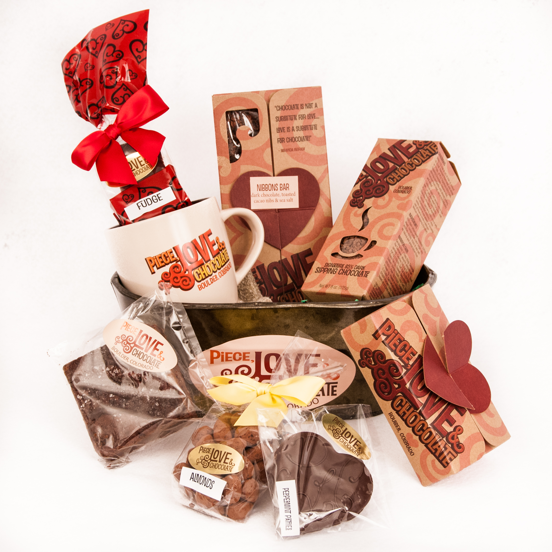 PL&C MOUNTAINS of Chocolate Gift Basket | Chocolate Gifts by Piece ...