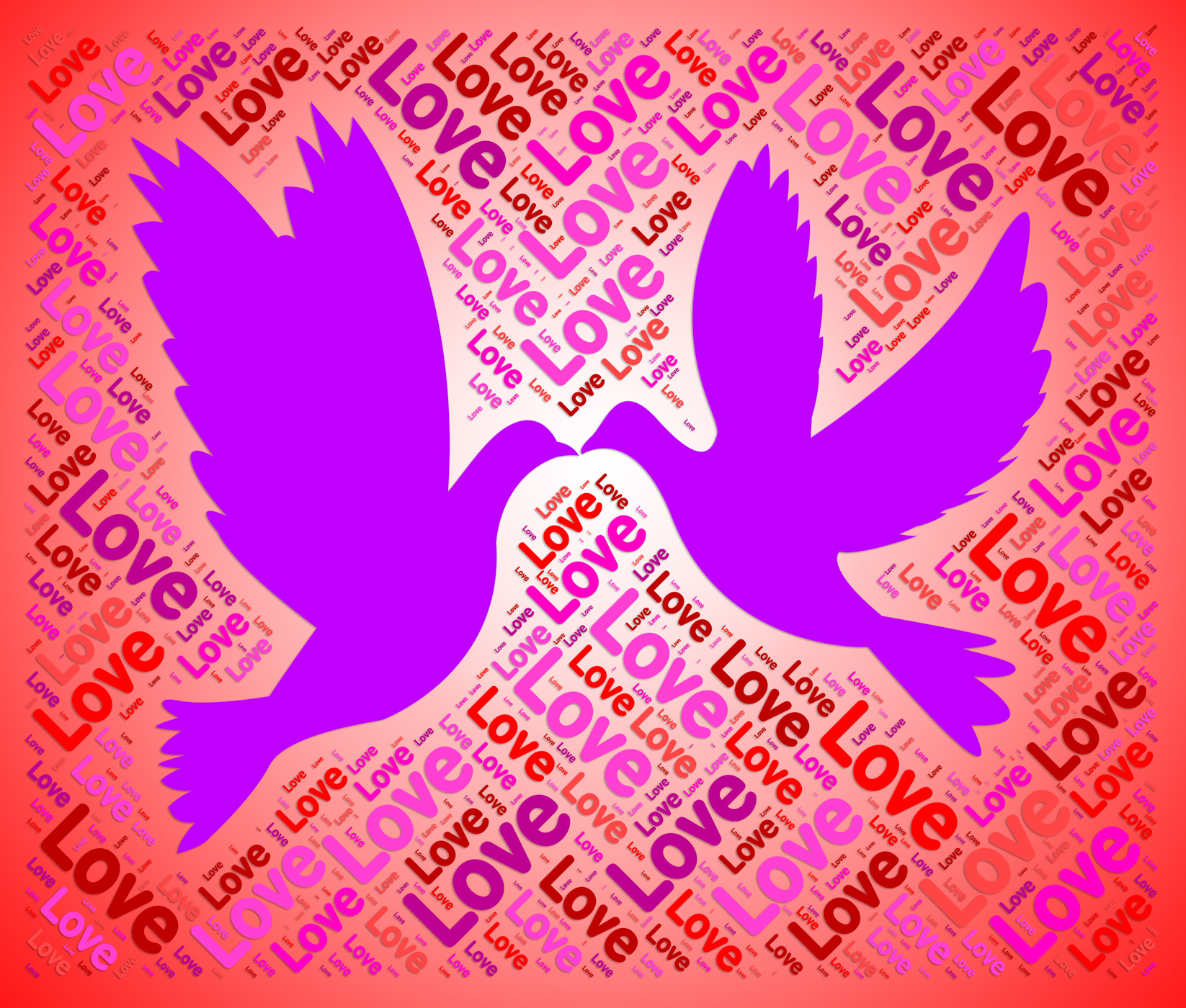 Love Doves Represents Lover Fondness And Compassionate, Adoration, Lovebirds, Romance, Passion, HQ Photo