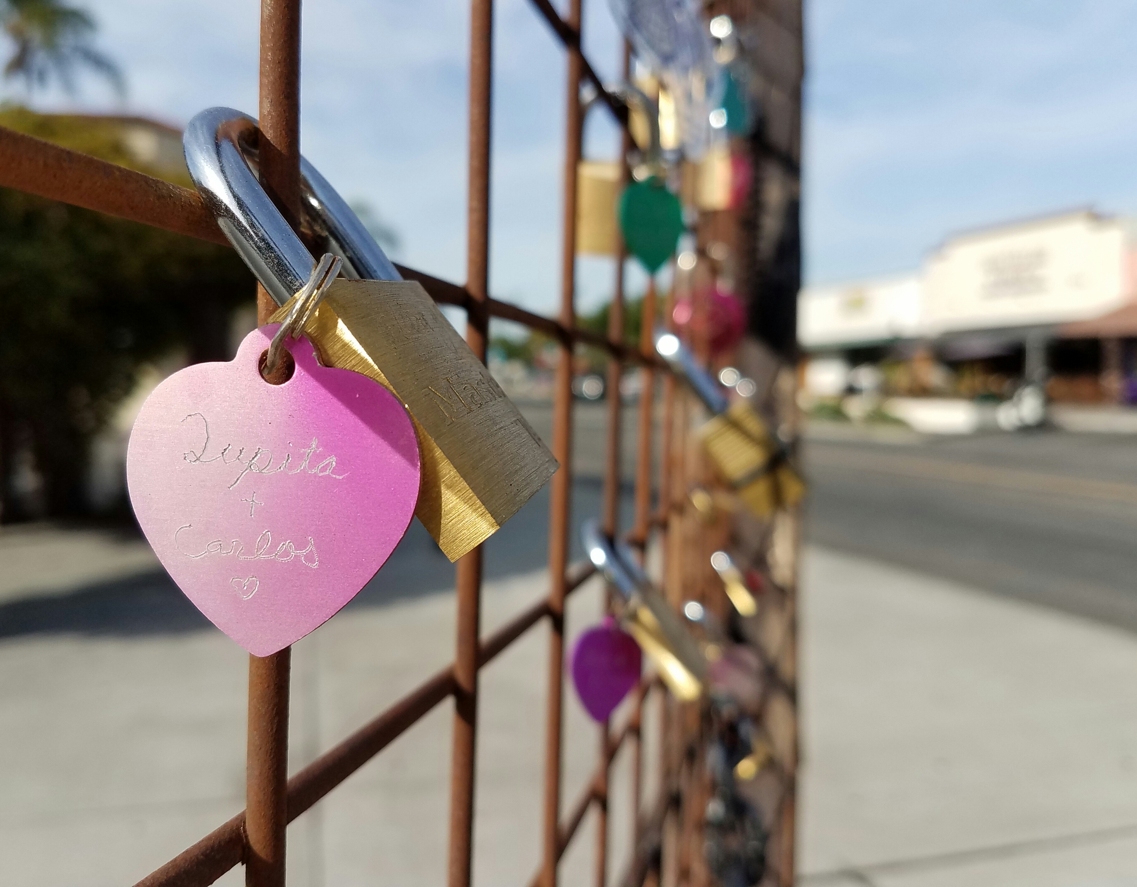 Love Locks Sculpture in Vista: A Place to Show Your Love | YNC