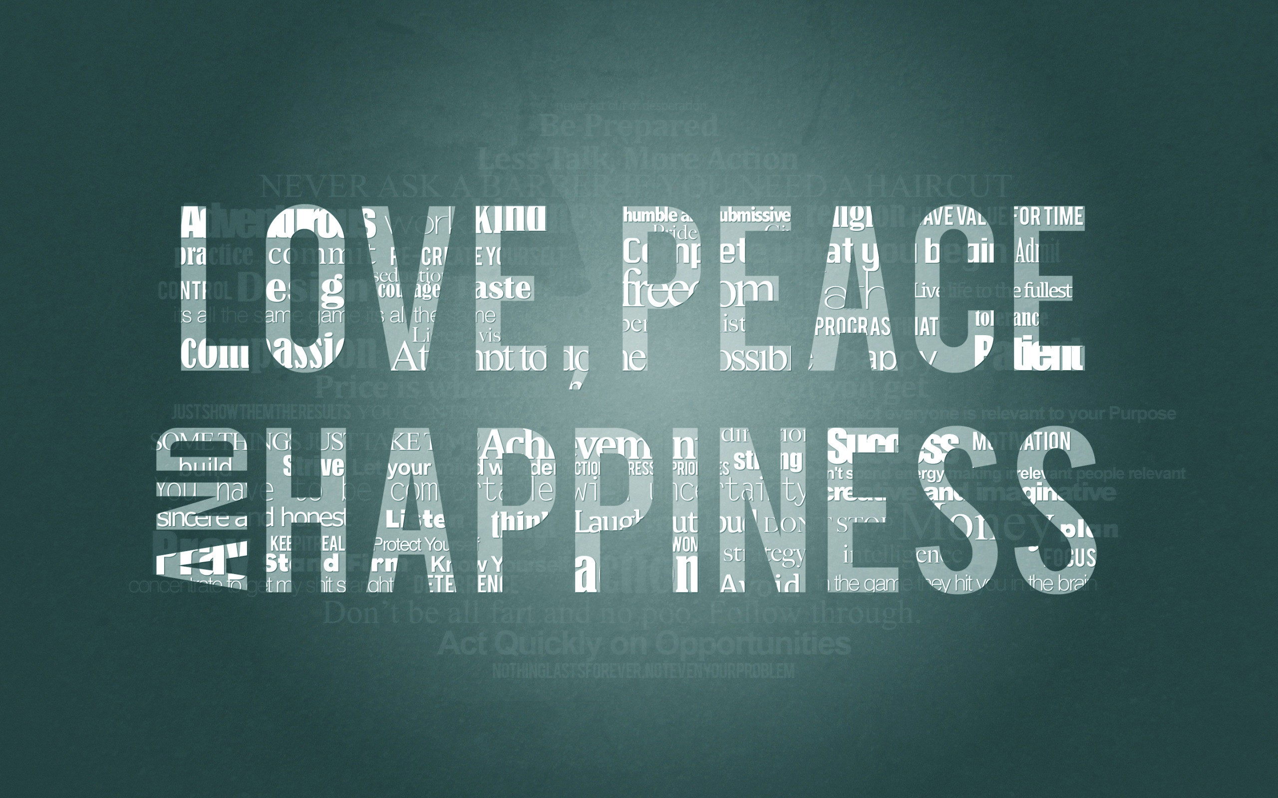 Love peace happiness #7033174