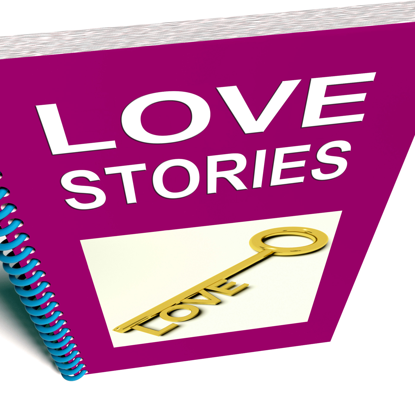 Love stories book gives tales of romantic and loving feelings photo