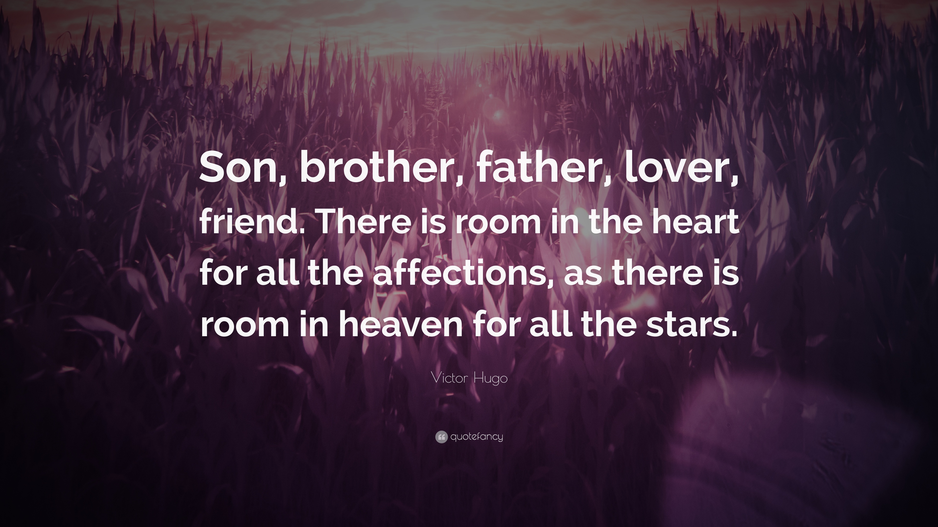 Victor Hugo Quote: “Son, brother, father, lover, friend. There is ...