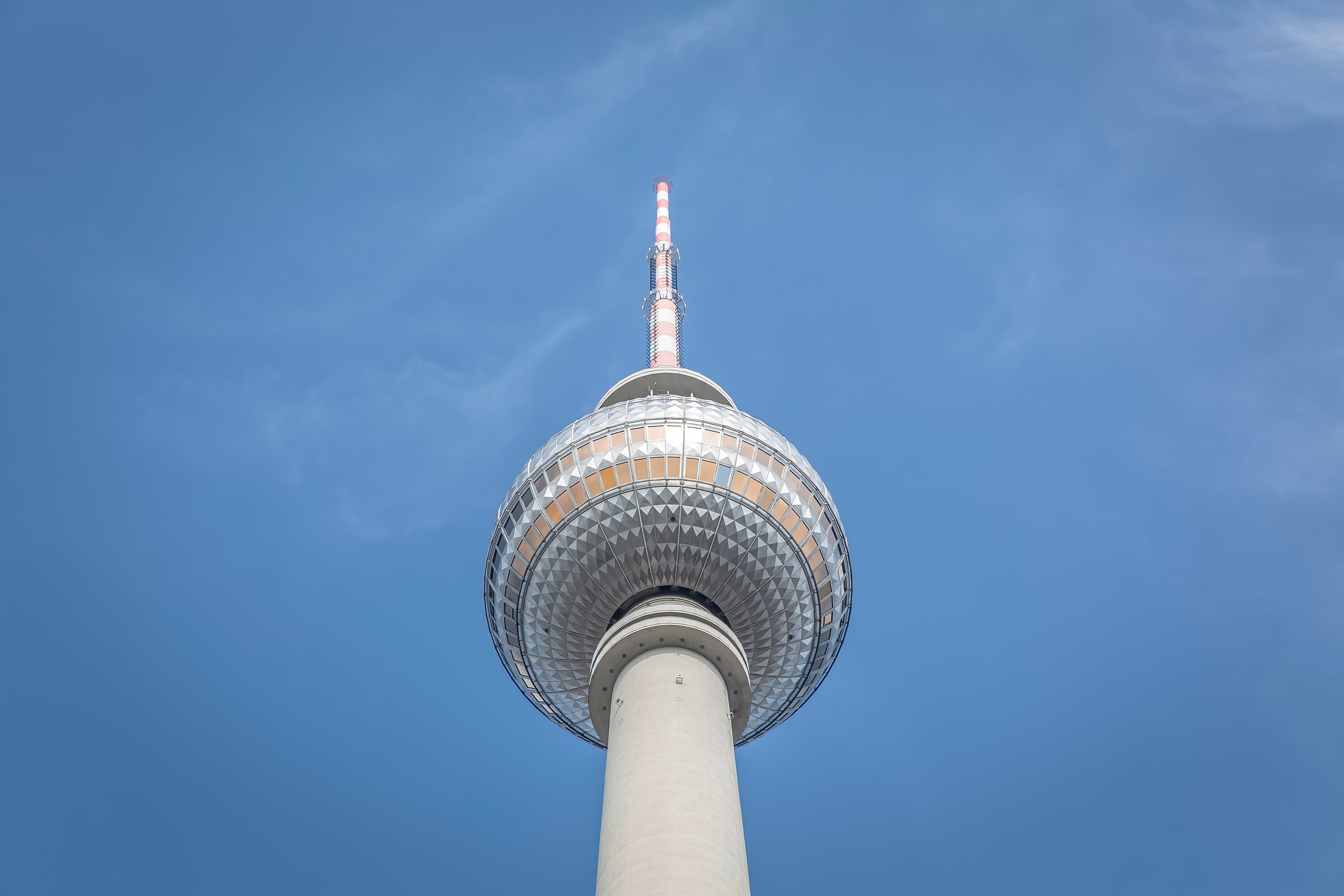 Low angle photography of berlin tv tower during daytime