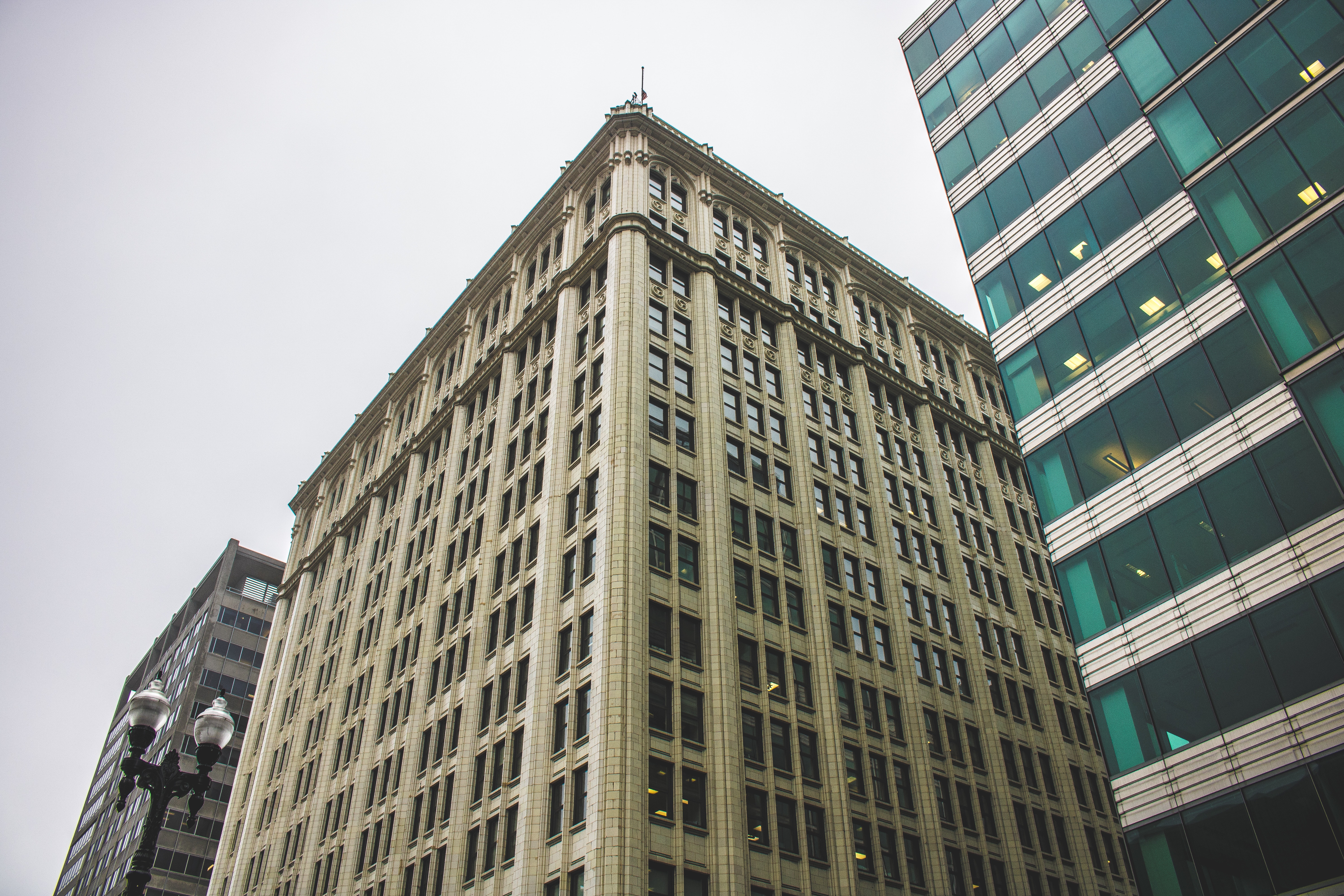 Low angle photography of buildings