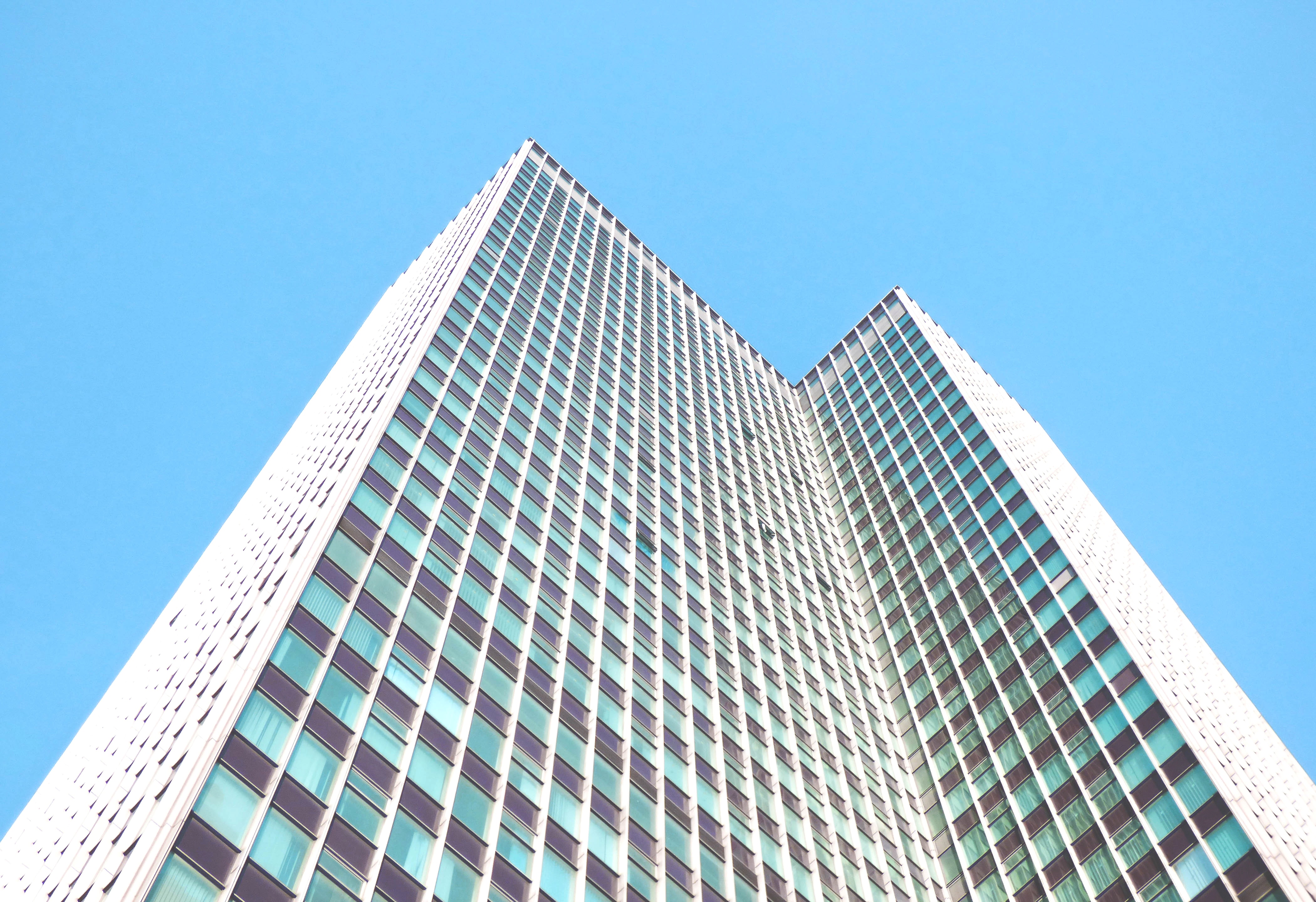 Low angle photography of high-rise building