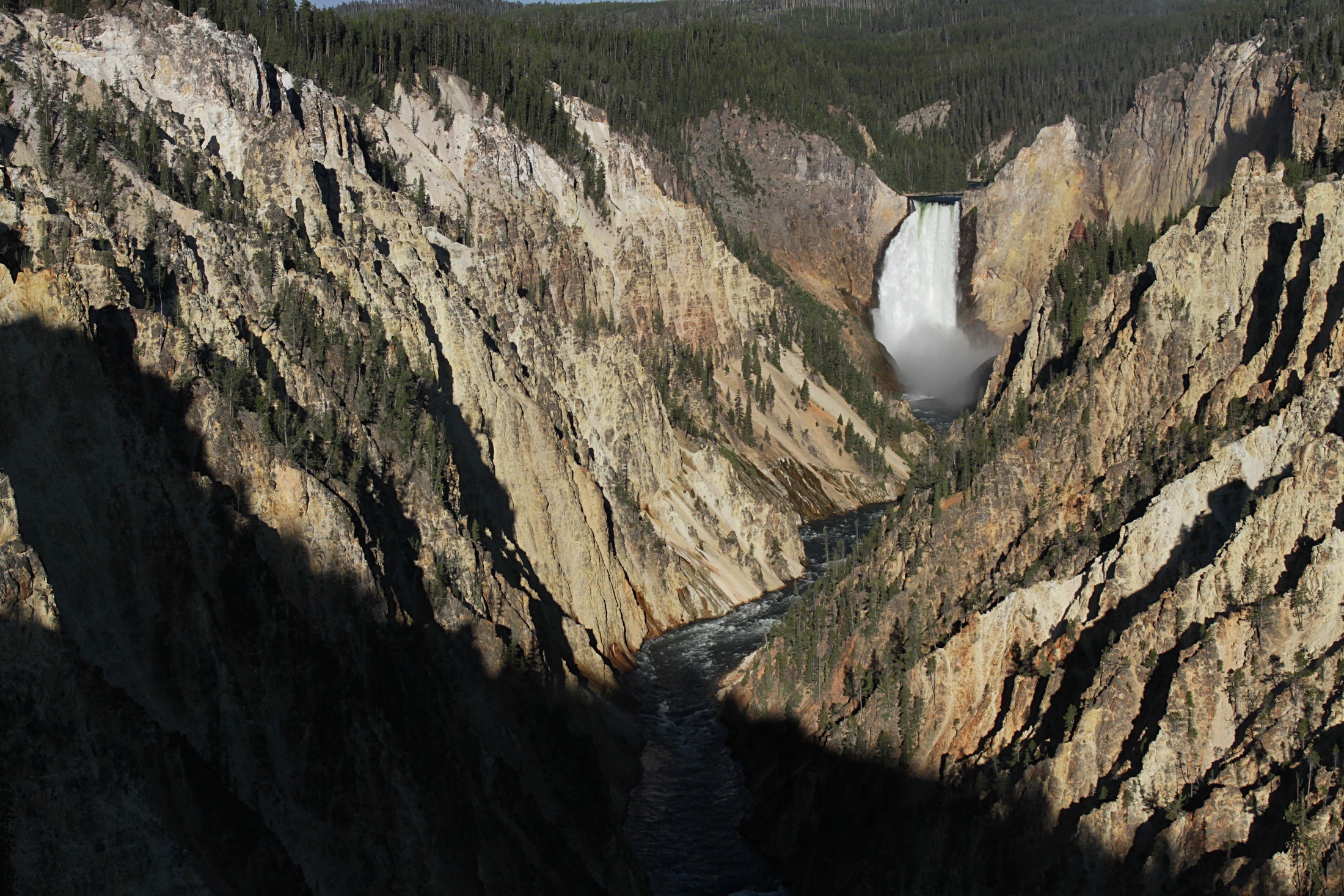 Lower yellowstone falls photo