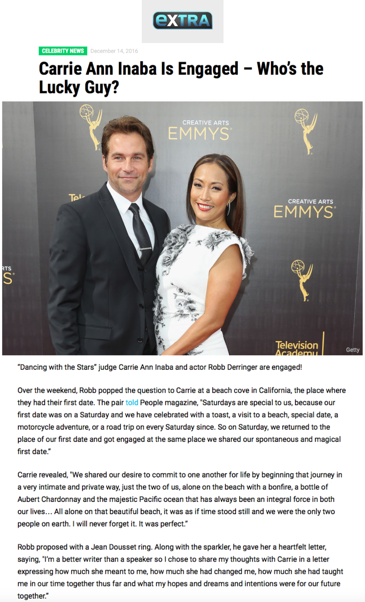 Carrie Ann Inaba Is Engaged – Who's the Lucky Guy?