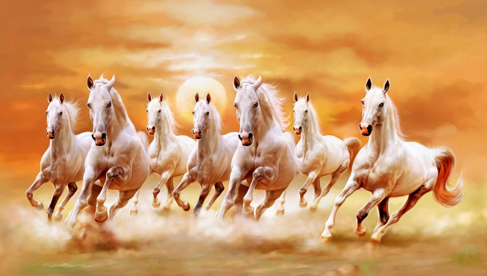 Seven Horse Wallpaper | Images Wallpapers | Pinterest | Horse ...