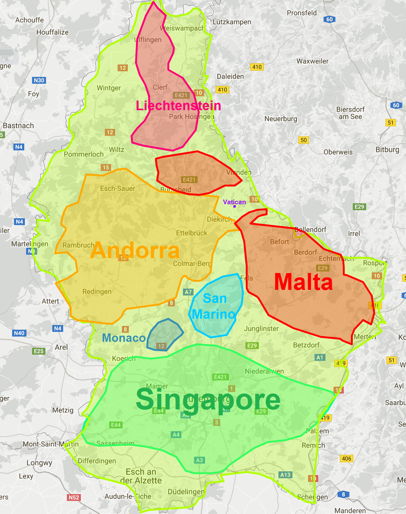 Luxembourg Is Not A Microstate! – Brilliant Maps