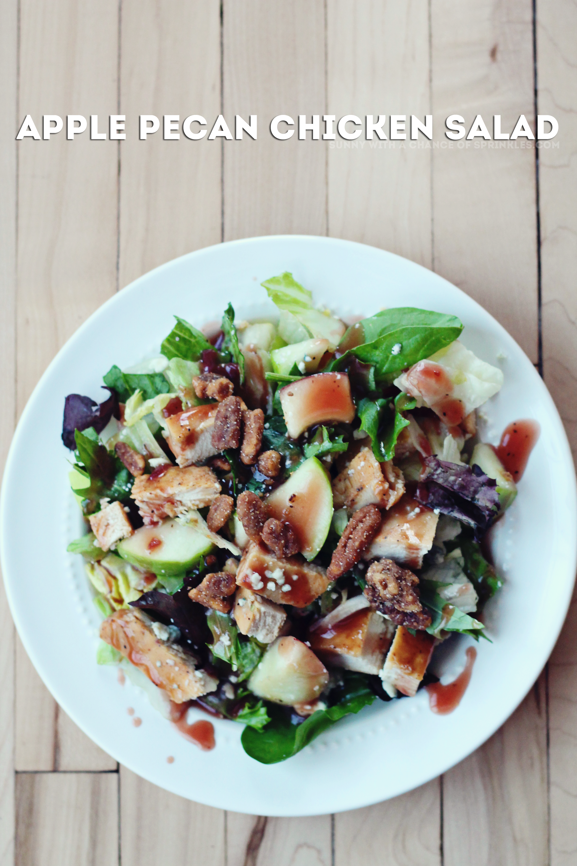 Apple Pecan Chicken Salad - Sunny with a Chance of Sprinkles