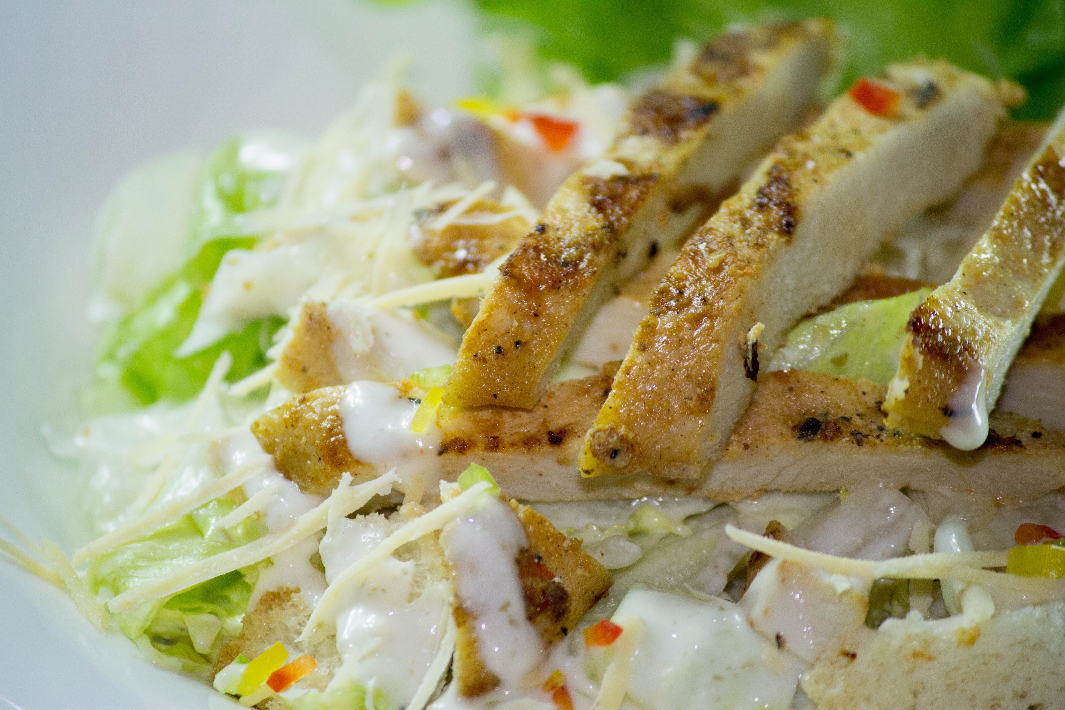 Luxury chicken salad photo