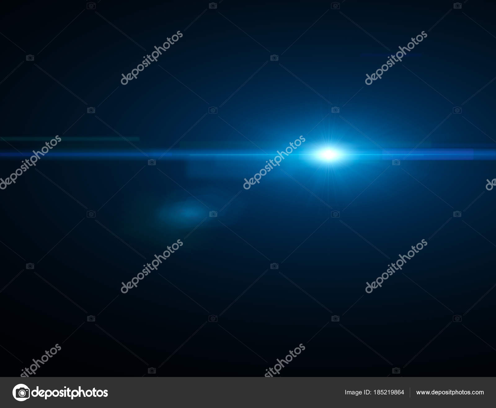 Luz Brillante Rayo Sol Espacio Resplandor Estrellas Luz Azul — Fotos ...