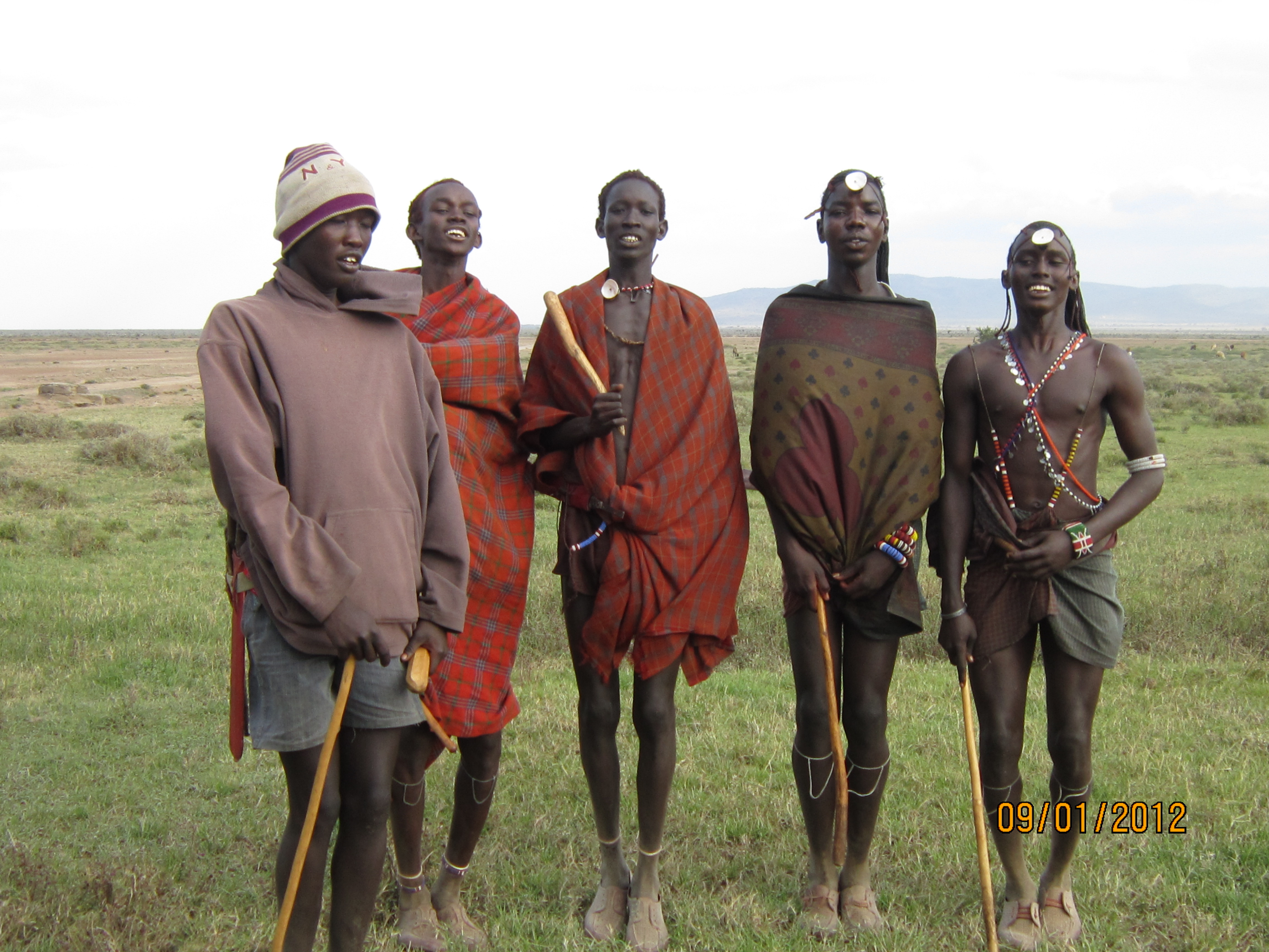 Maasai herdsman photo