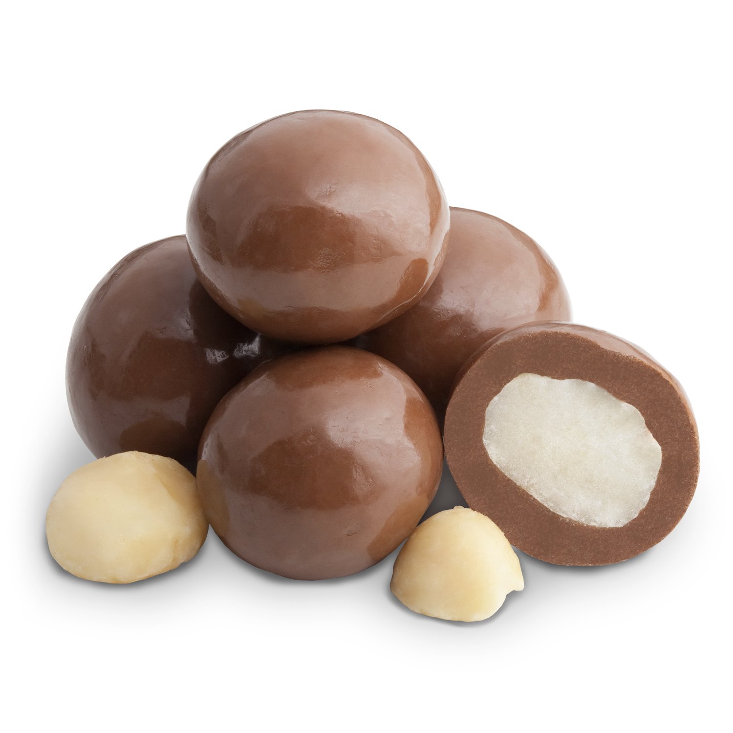 Milk Chocolate Macadamia Nuts | All Chocolate | Chocolate | Albanese ...