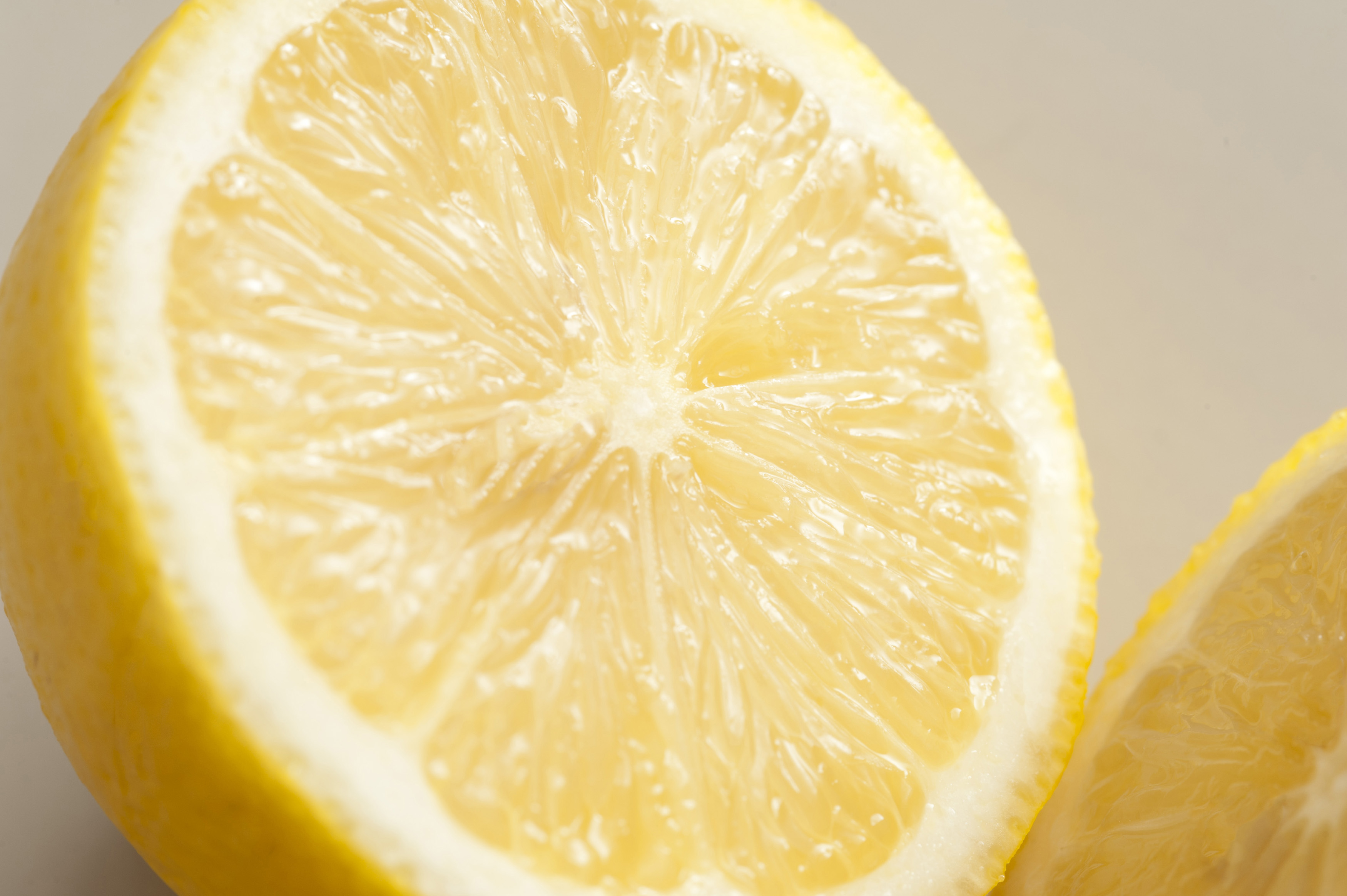 Close-up of cut lemon - Free Stock Image