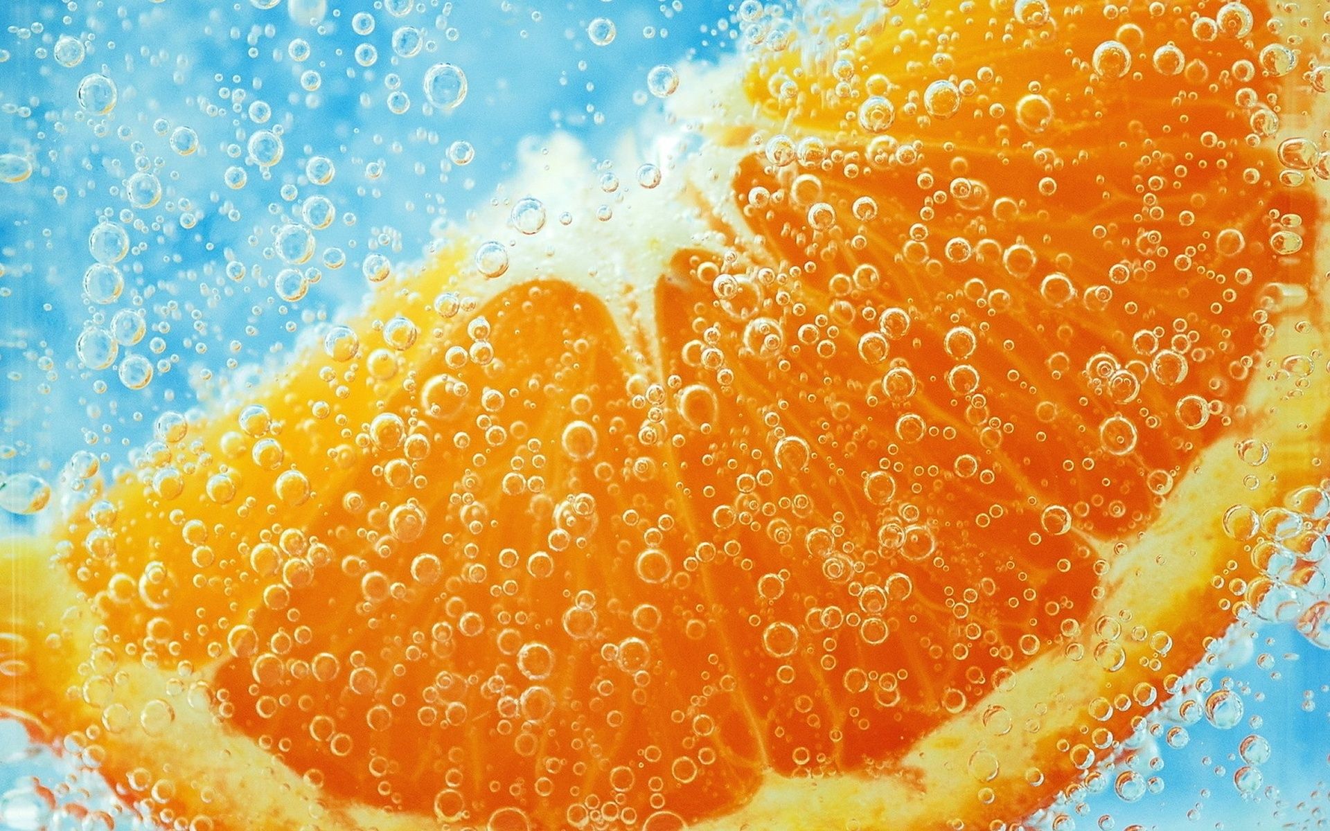 Slice of Orange with Water Bubbles | Macro Photo and Wallpaper | FMP ...